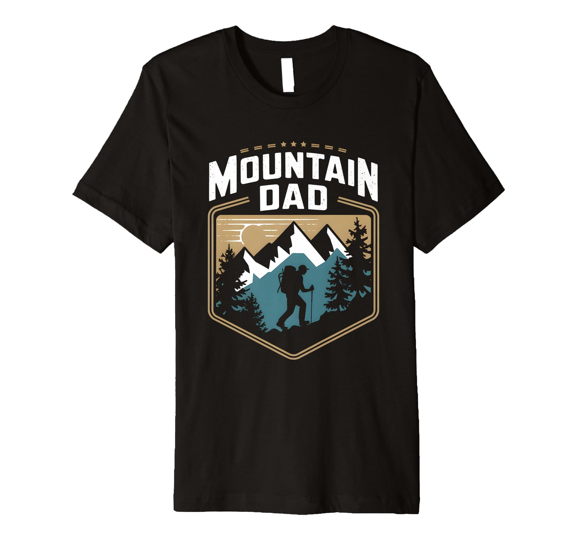 Hiking Mountain Dad Trailing Nature T-Shirt - Trendy Graphic for Adults - T-Shirt, Sweatshirt, Hoodie