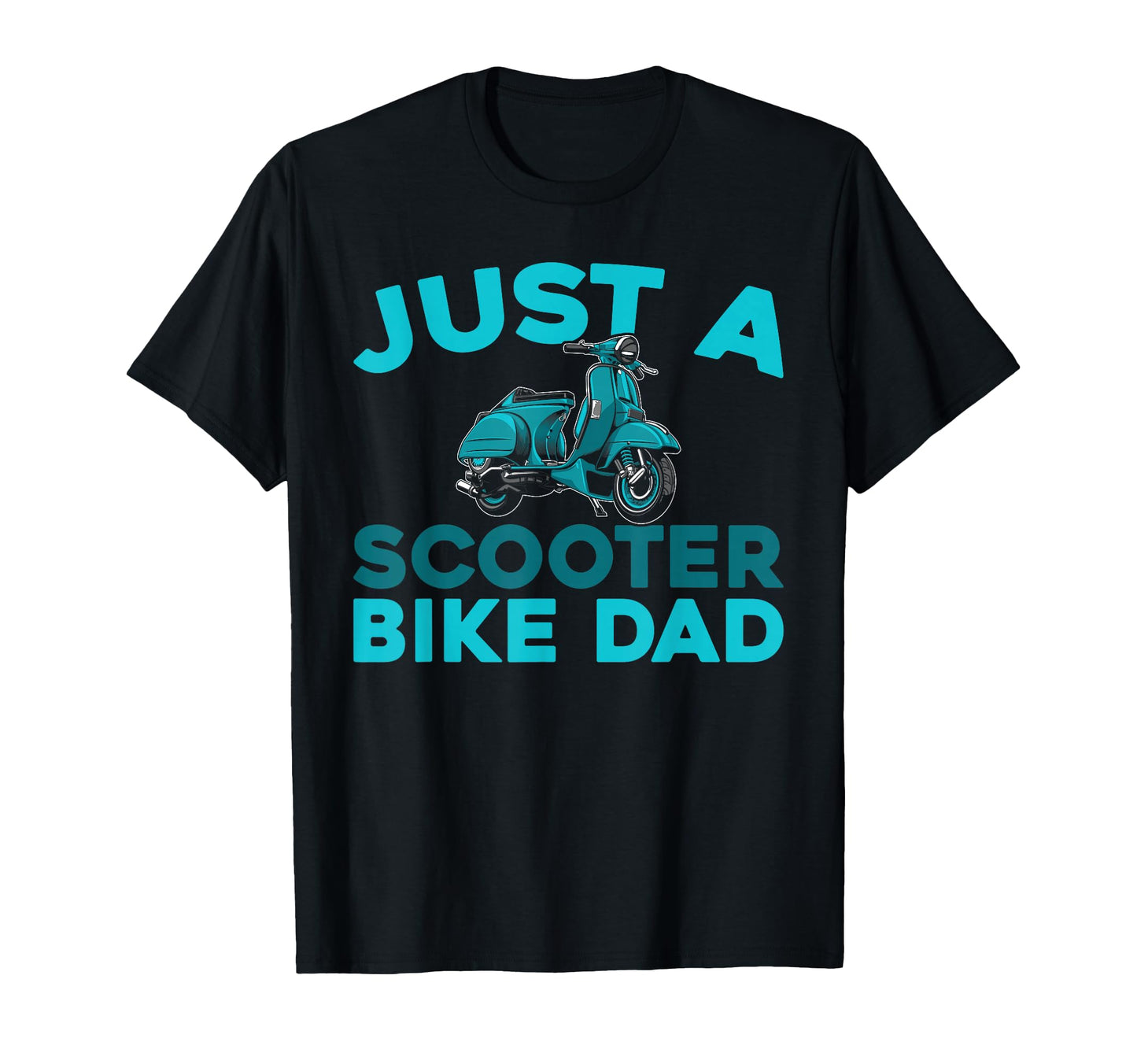 Scooter Bike Moped Motorbike Just T-Shirt - Custom Art Print Unisex - T-Shirt, Sweatshirt, Hoodie