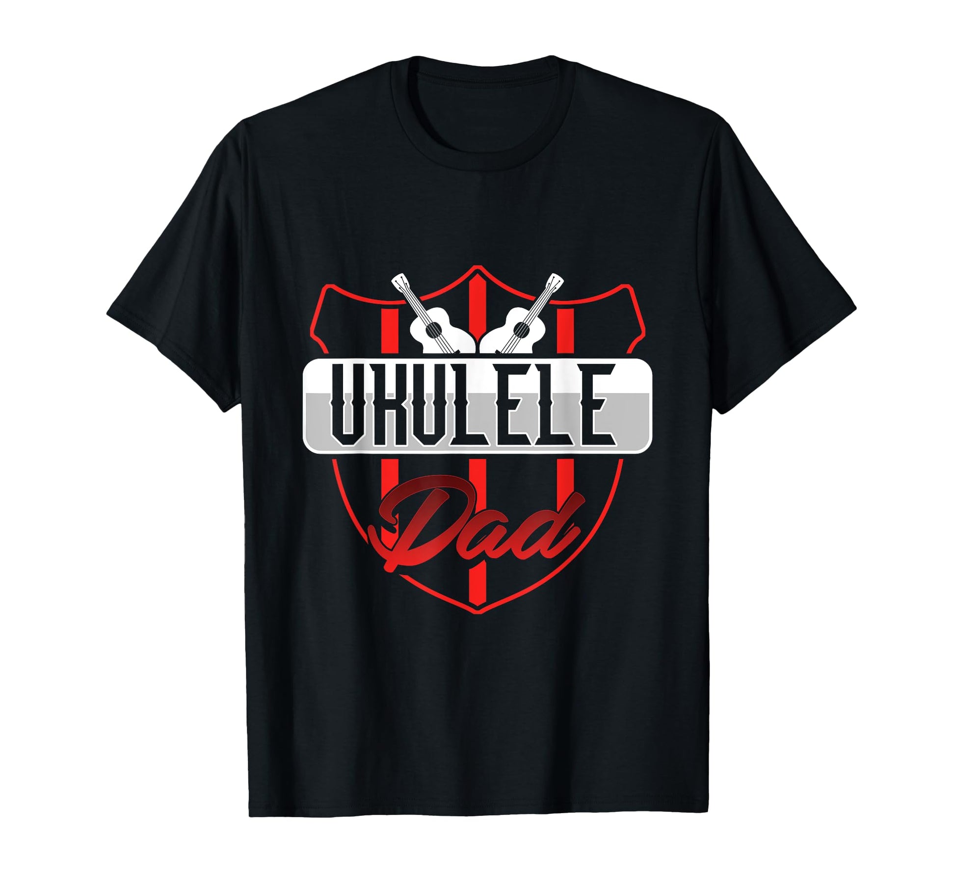 Ukulele Dad Uke Guitar Acoustic T-Shirt - Streetwear Style for Adults - T-Shirt, Sweatshirt, Hoodie
