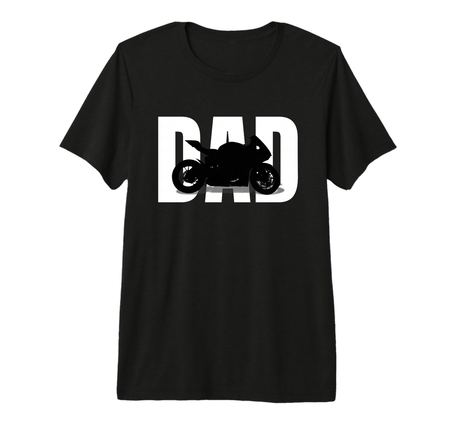 Biker Dad Funny Motorcycle Fathers Day T-Shirt - Minimalist Print Unisex - T-Shirt, Sweatshirt, Hoodie