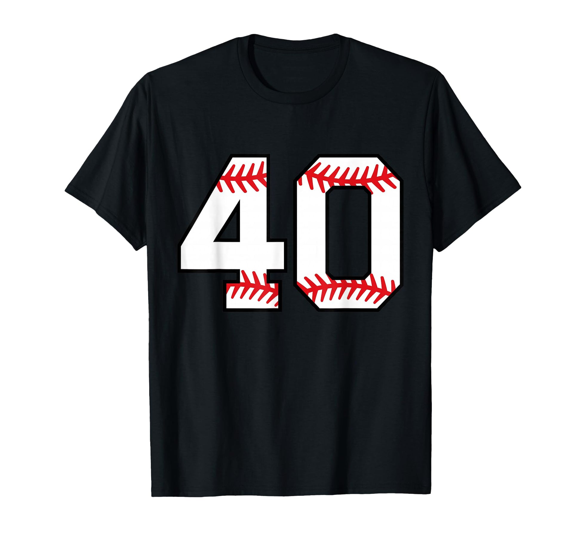 Baseball Number 40 T-Shirt - Casual Everyday Wear Men Women - T-Shirt, Sweatshirt, Hoodie