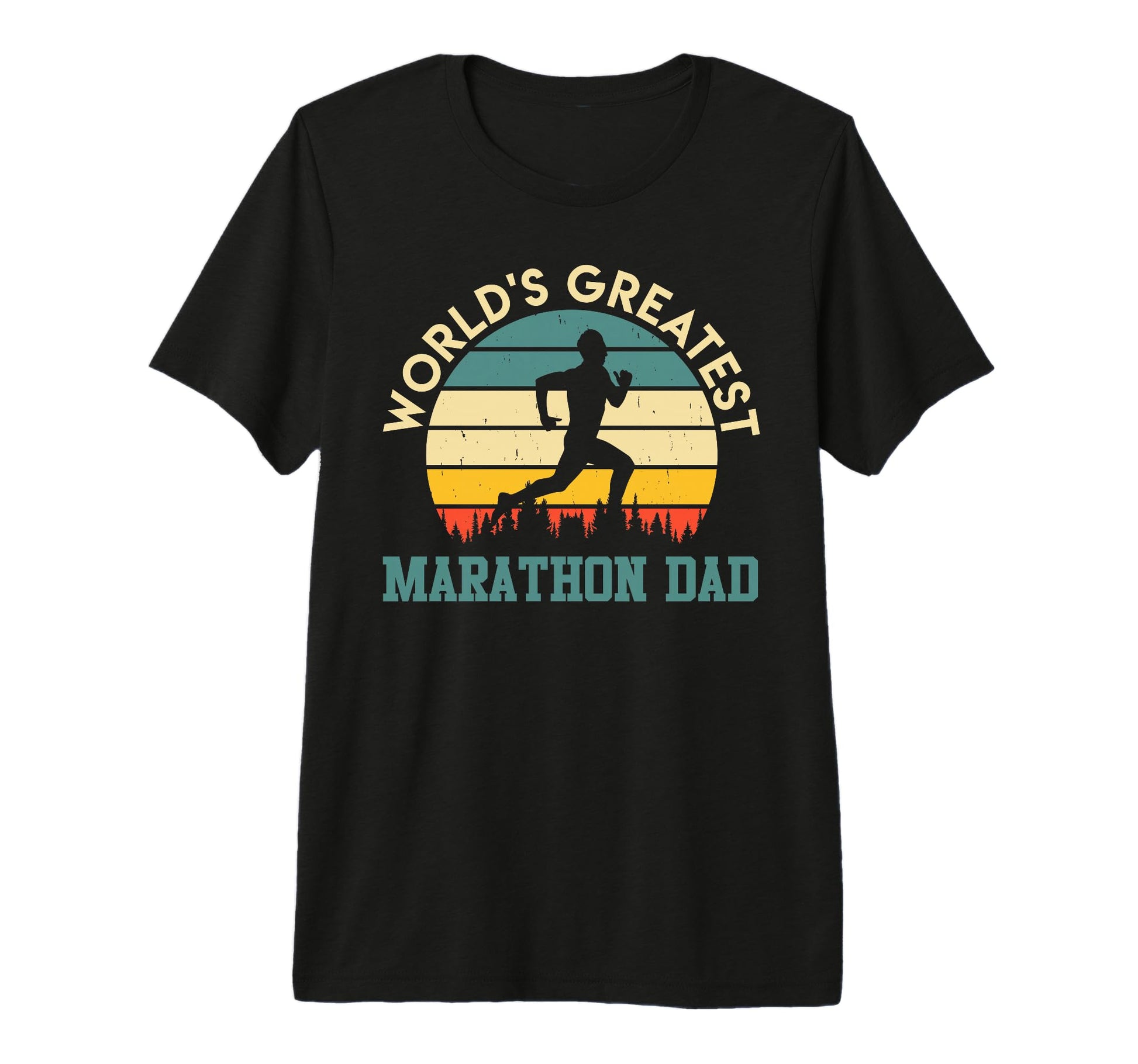 Daddy Worlds Greatest Marathon Dad Funny T-Shirt - Novelty Apparel Unisex - T-Shirt, Sweatshirt, Hoodie