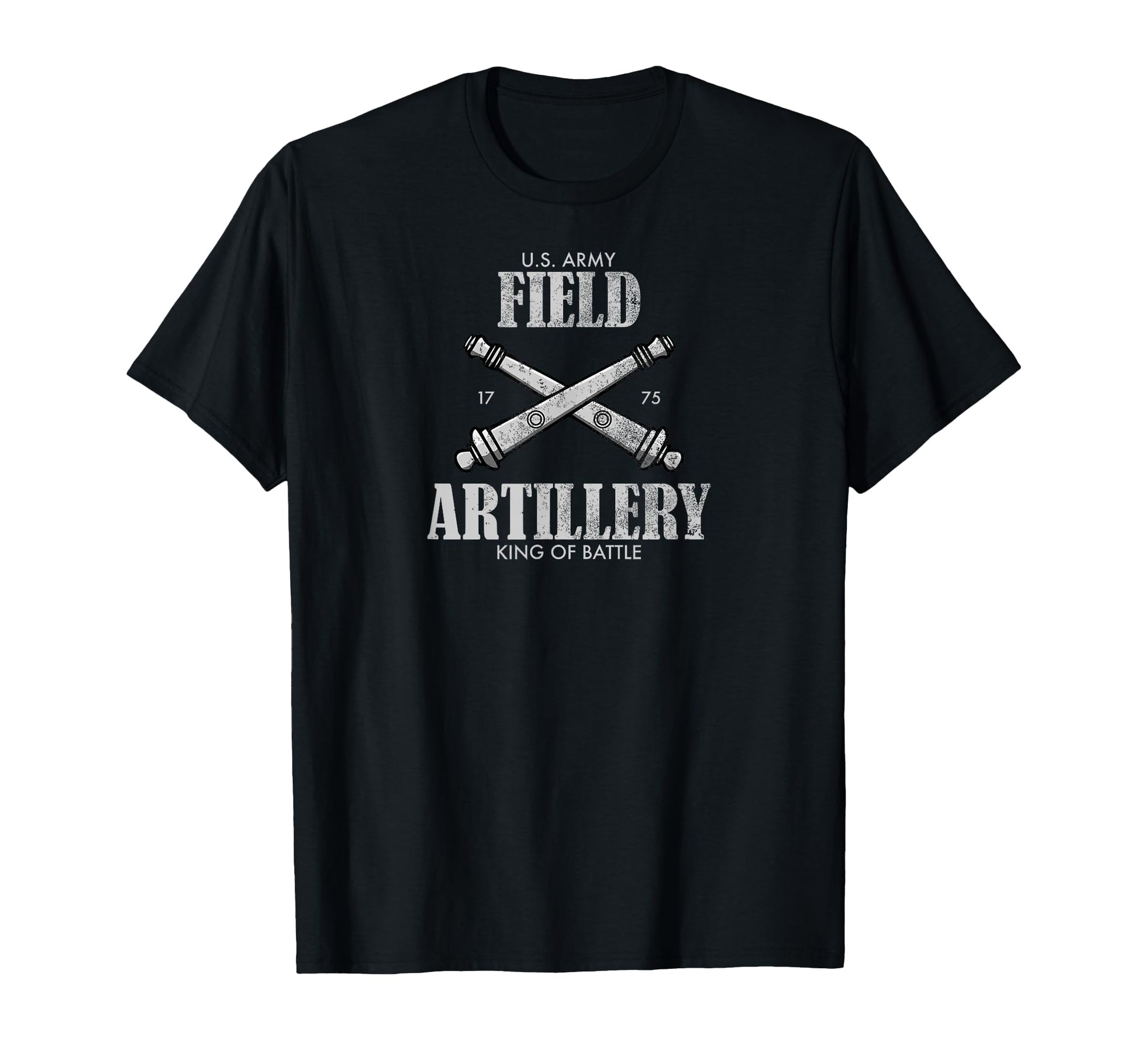 Field Artillery Distressed T-Shirt - Trendy Graphic for Adults - T-Shirt, Sweatshirt, Hoodie