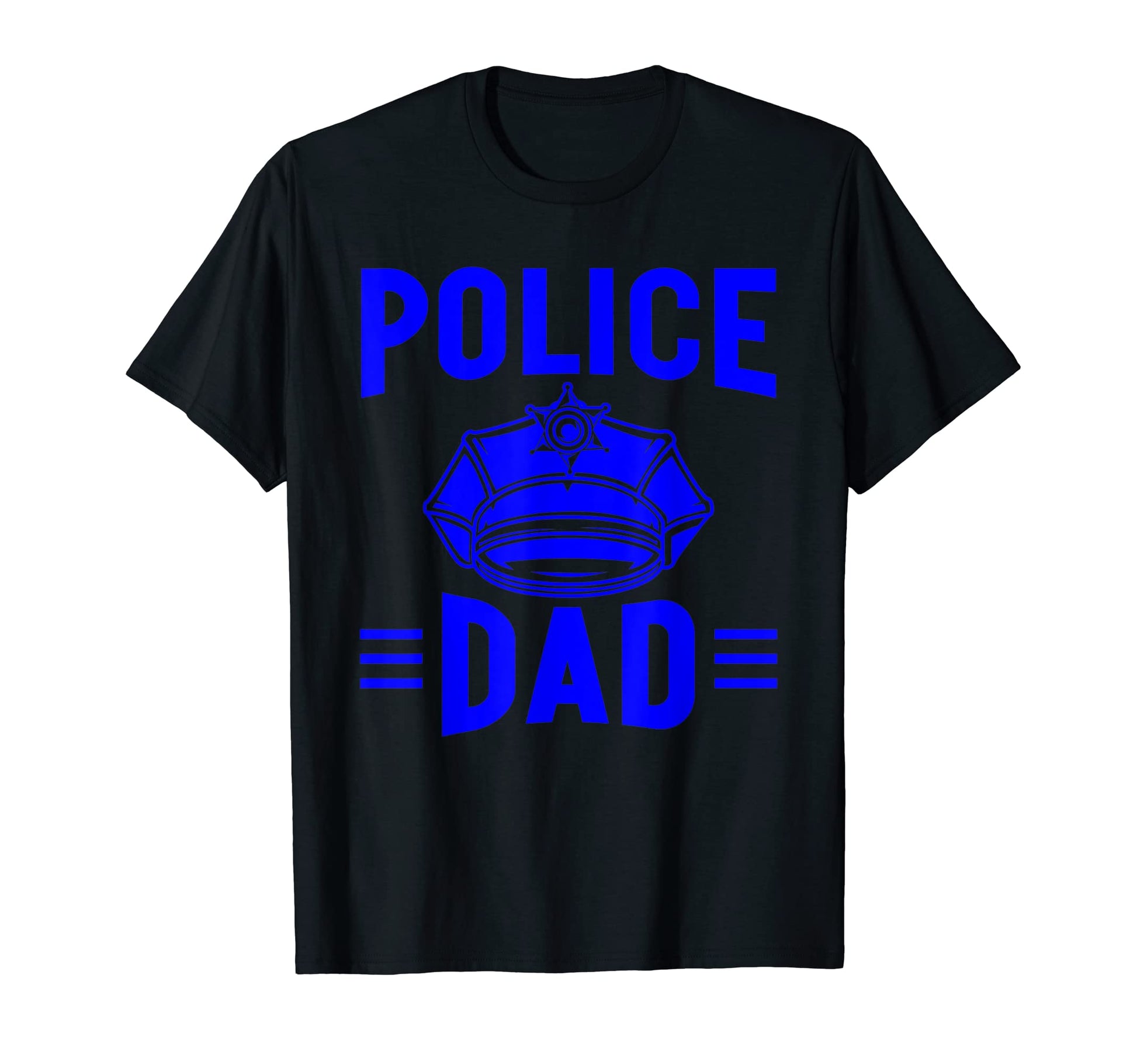 Mens Police Officer Blue Line Police T-Shirt - Novelty Apparel for Adults - T-Shirt, Sweatshirt, Hoodie