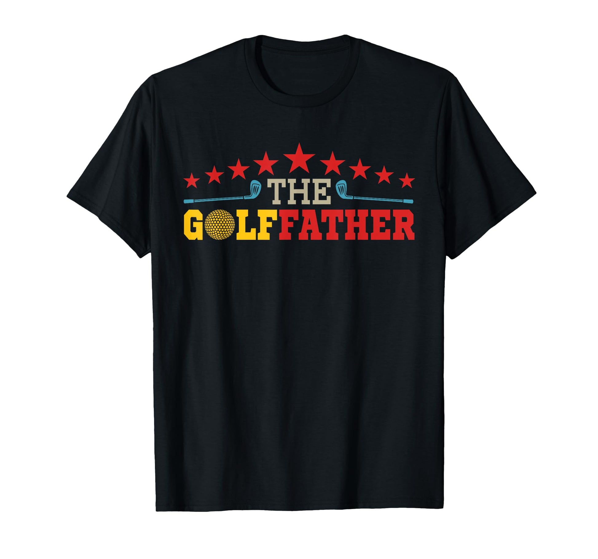 Golffather Fathers Day Player Lover T-Shirt - Graphic Print Men Women - T-Shirt, Sweatshirt, Hoodie