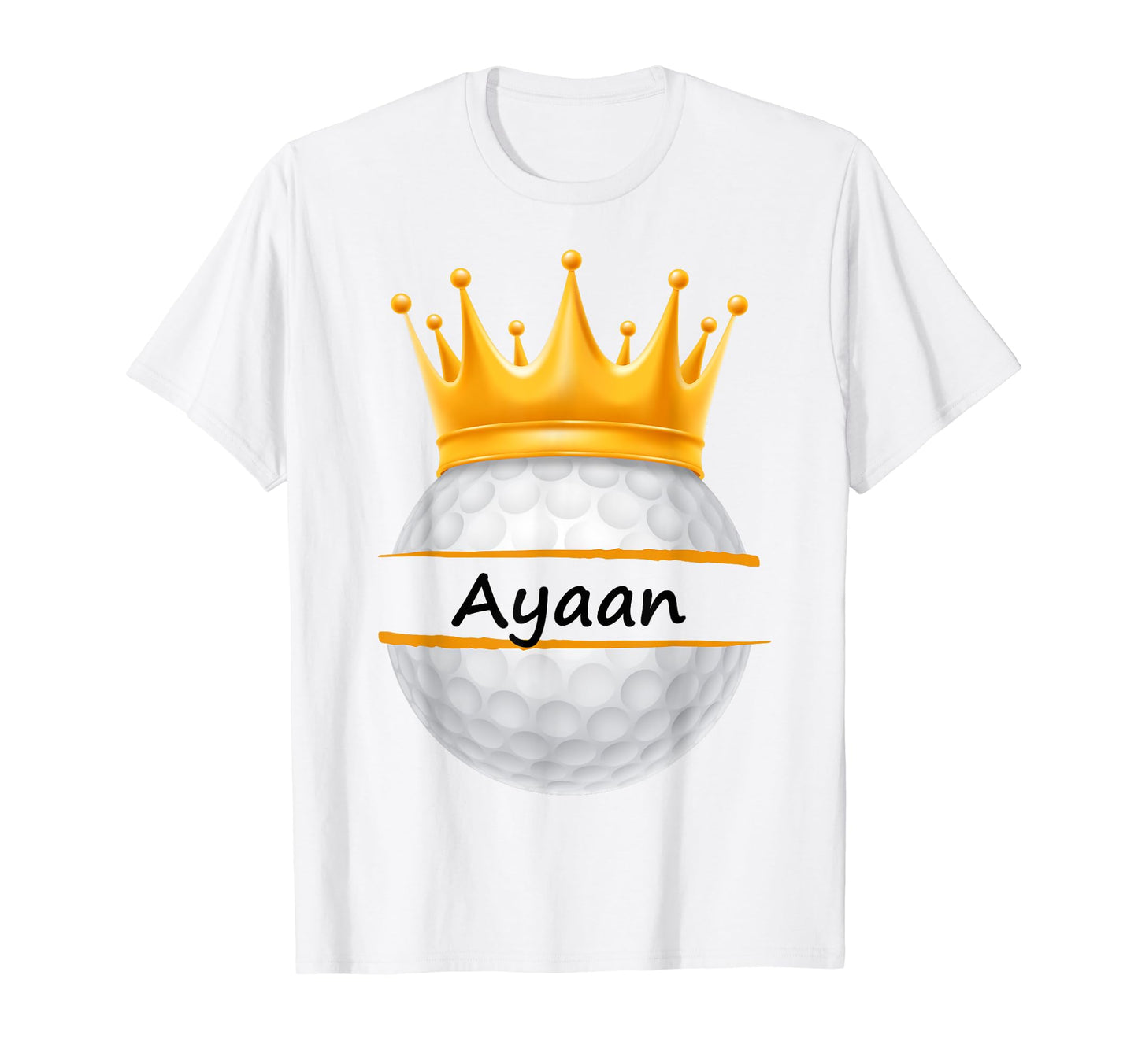 Novelty Golf Personalized Name Ayaan T-Shirt - Novelty Apparel for Adults - T-Shirt, Sweatshirt, Hoodie