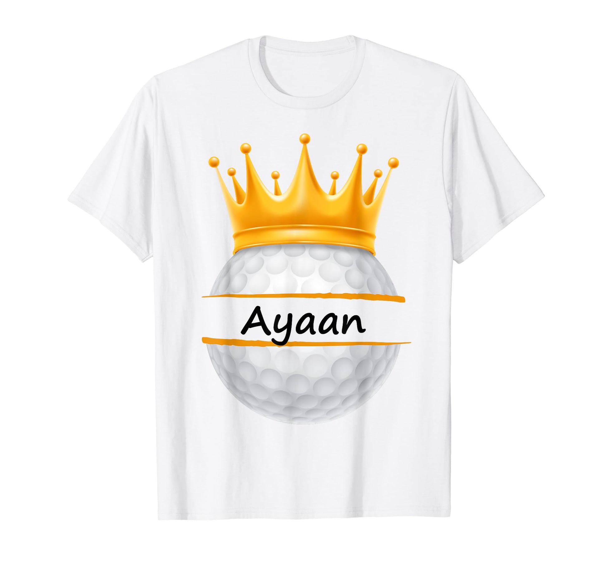 Novelty Golf Personalized Name Ayaan T-Shirt - Novelty Apparel for Adults - T-Shirt, Sweatshirt, Hoodie