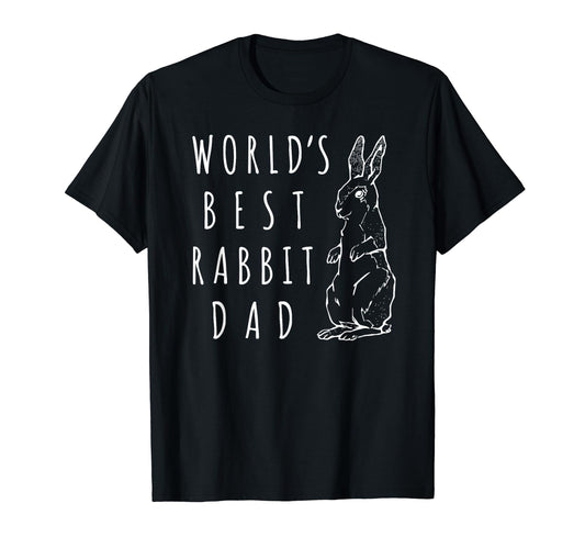 Best Rabbit Dad Worlds Best Bunny Dad T-Shirt - Graphic Print for Adults - T-Shirt, Sweatshirt, Hoodie