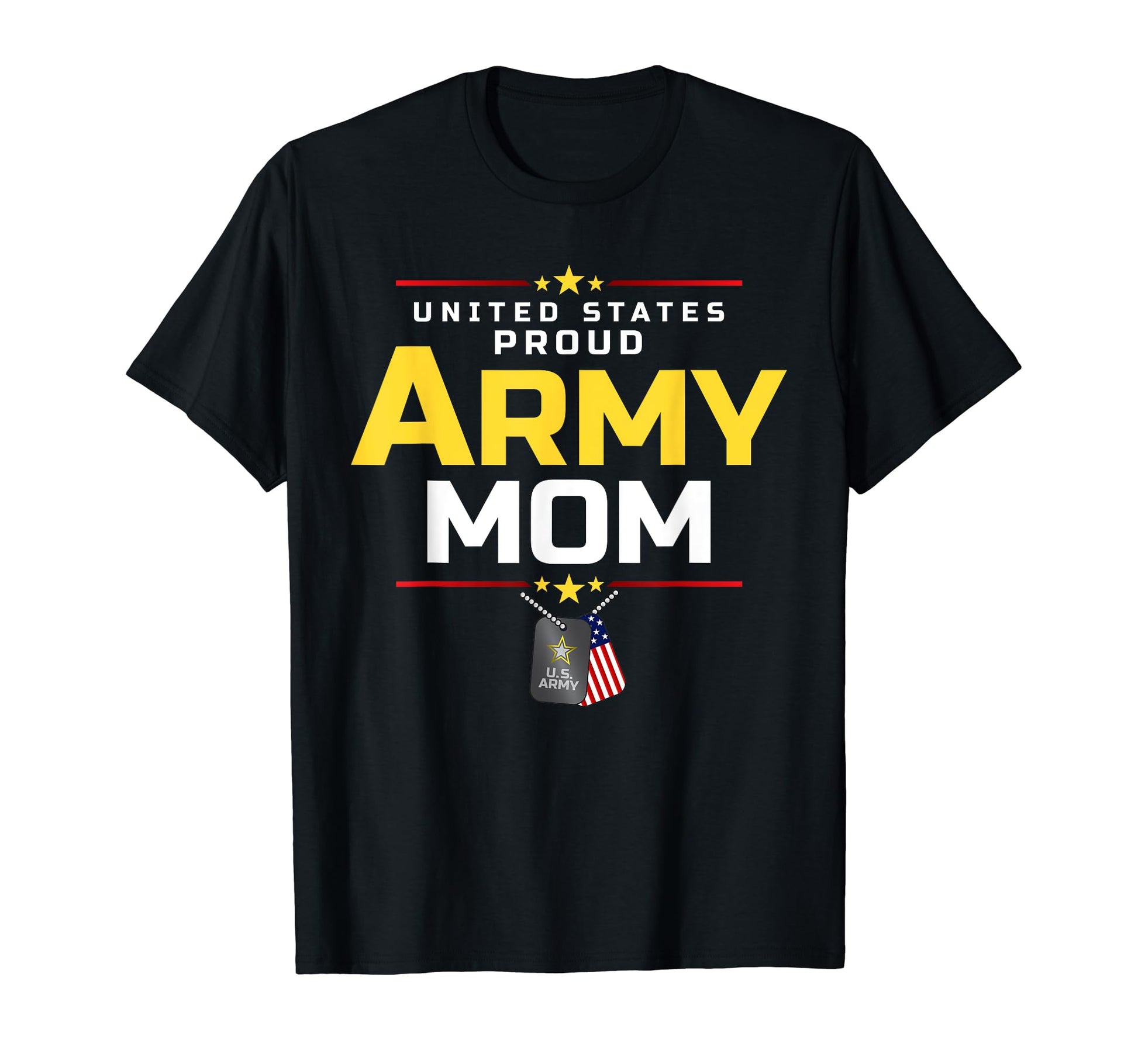 Proud Mom Army Us Army Ladies T-Shirt - Trendy Graphic Men Women - T-Shirt, Sweatshirt, Hoodie