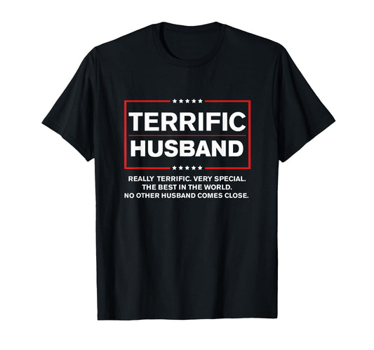 Best Husband Trump 2024 Terrific Husband T-Shirt - Streetwear Style Unisex - T-Shirt, Sweatshirt, Hoodie