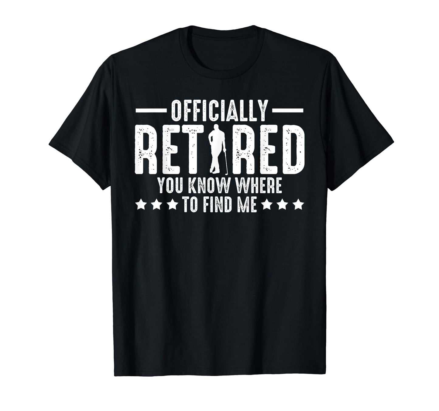 Officially Retired Golf Dad Golfing T-Shirt - Custom Art Print Men Women - T-Shirt, Sweatshirt, Hoodie