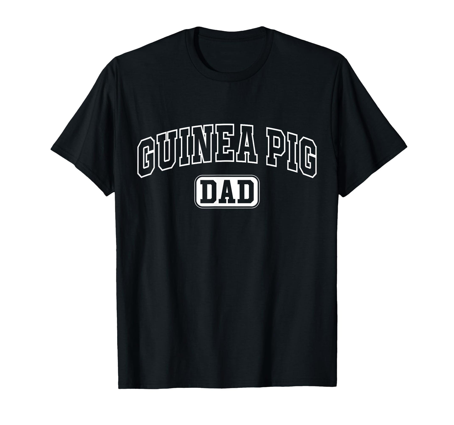 Guinea Pig Dad Funny Athletic T-Shirt - Novelty Apparel for Adults - T-Shirt, Sweatshirt, Hoodie