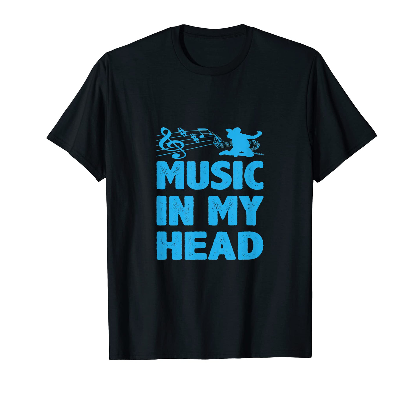 Music My Head Music Lover Musician T-Shirt - Streetwear Style for Adults - T-Shirt, Sweatshirt, Hoodie