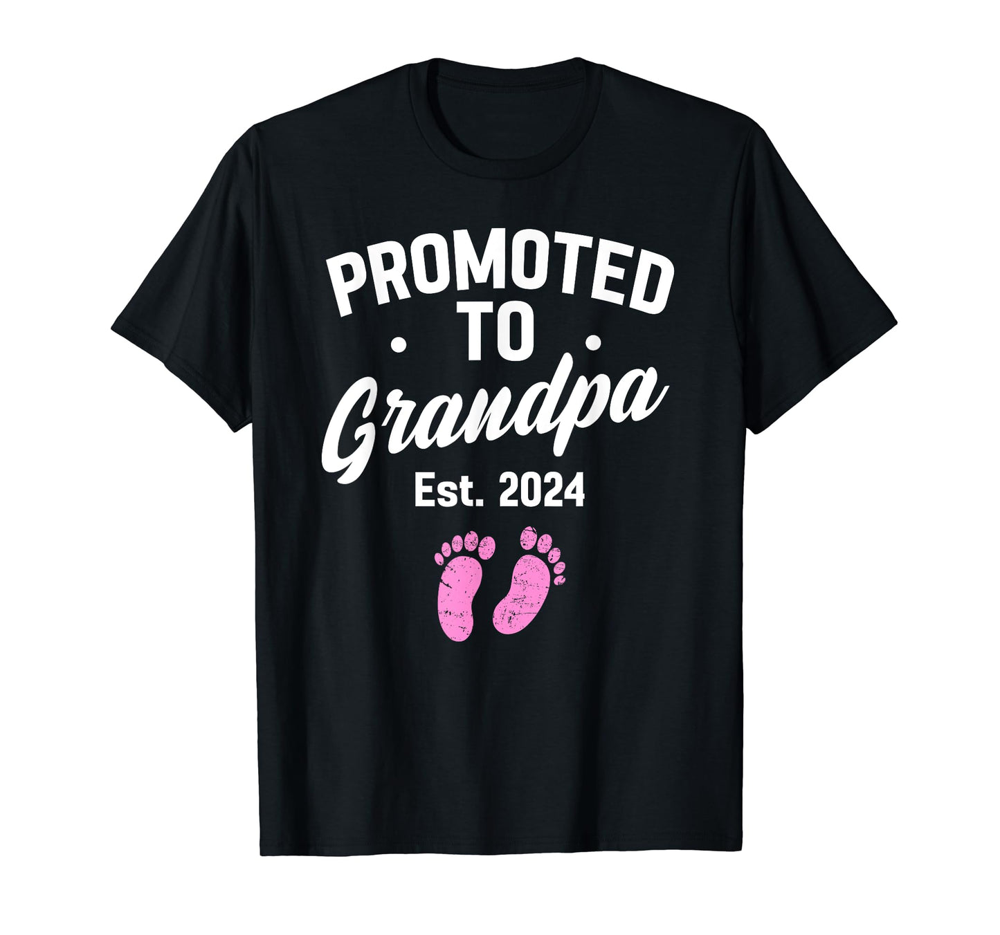 Promoted To Grandpa 2024 Pregnancy T-Shirt - Novelty Apparel for Adults - T-Shirt, Sweatshirt, Hoodie
