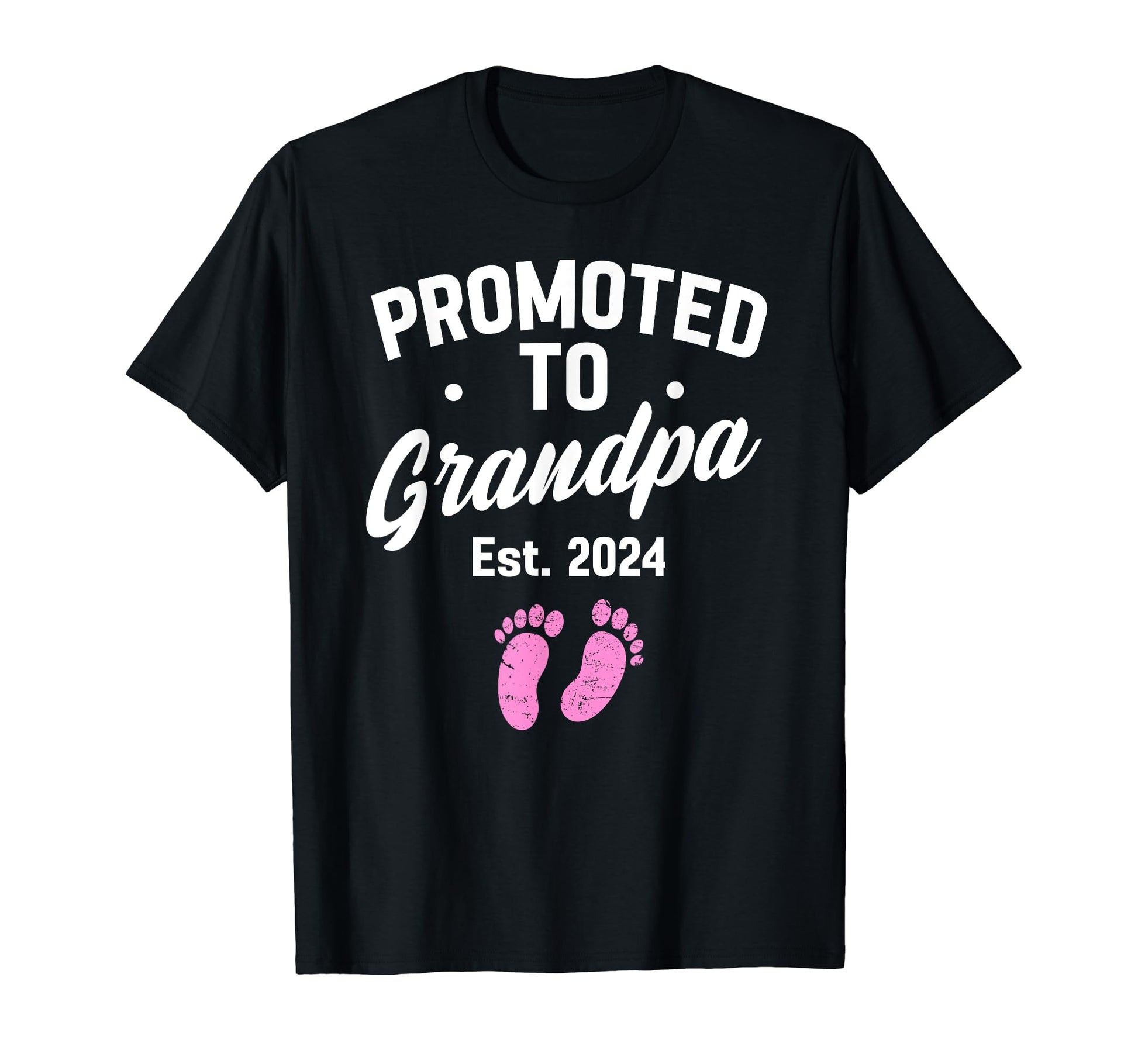 Promoted To Grandpa 2024 Pregnancy T-Shirt - Novelty Apparel for Adults - T-Shirt, Sweatshirt, Hoodie