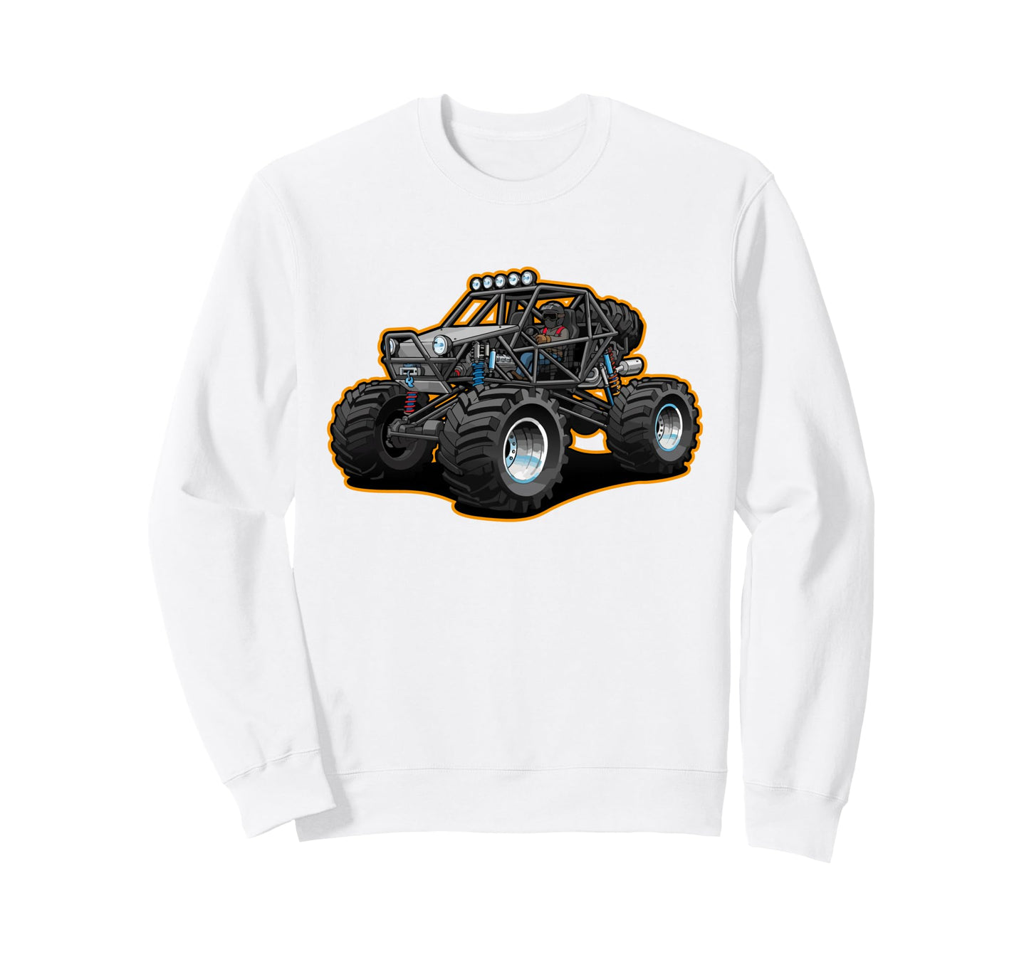 Offroad 4X4 Side Side Atv Utv Cartoon Sweatshirt - Trendy Graphic Unisex - T-Shirt, Sweatshirt, Hoodie