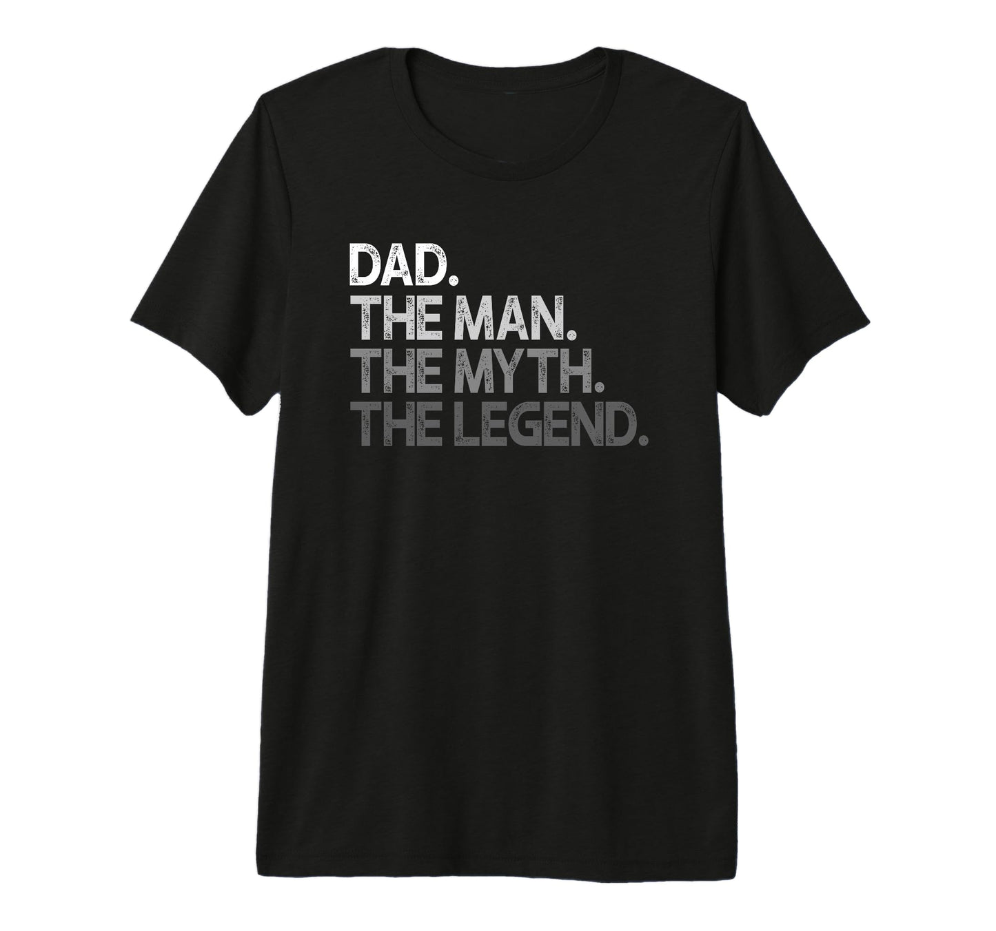 Dad Myth Legend Tri Blend T-Shirt - Trendy Graphic for Adults - T-Shirt, Sweatshirt, Hoodie