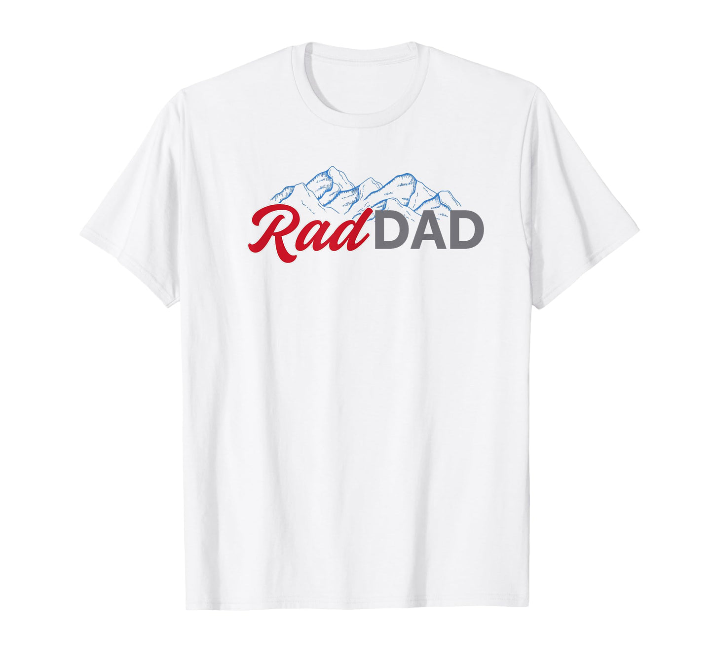 Rad Dad Blue Mountains Beer T-Shirt - Casual Everyday Wear Men Women - T-Shirt, Sweatshirt, Hoodie
