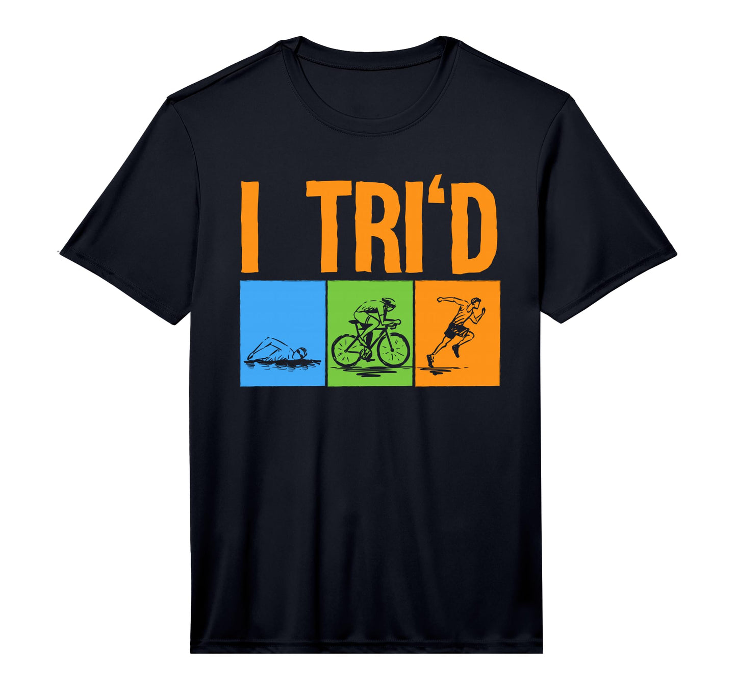 Funny Triathlon Triathletes Swim Bike T-Shirt - Trendy Graphic Men Women - T-Shirt, Sweatshirt, Hoodie