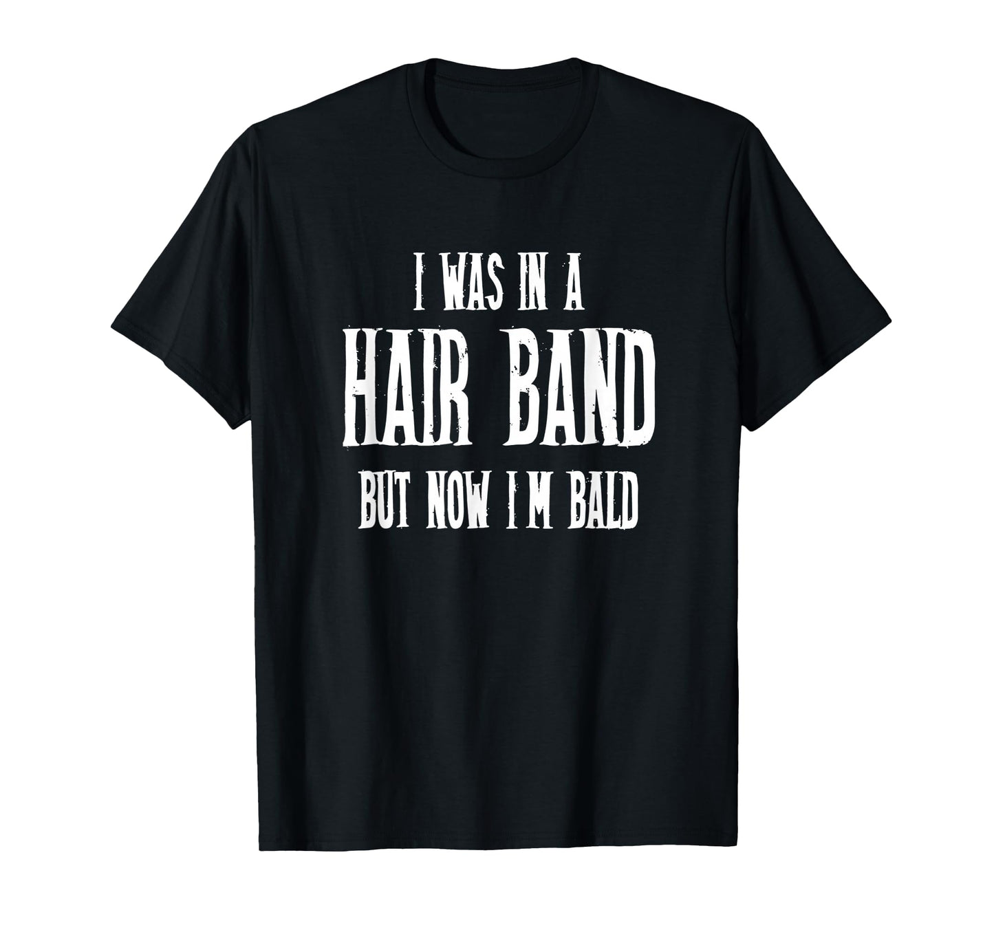 80S Hair Band Older Bald Heavy Metal T-Shirt - Custom Art Print Unisex - T-Shirt, Sweatshirt, Hoodie