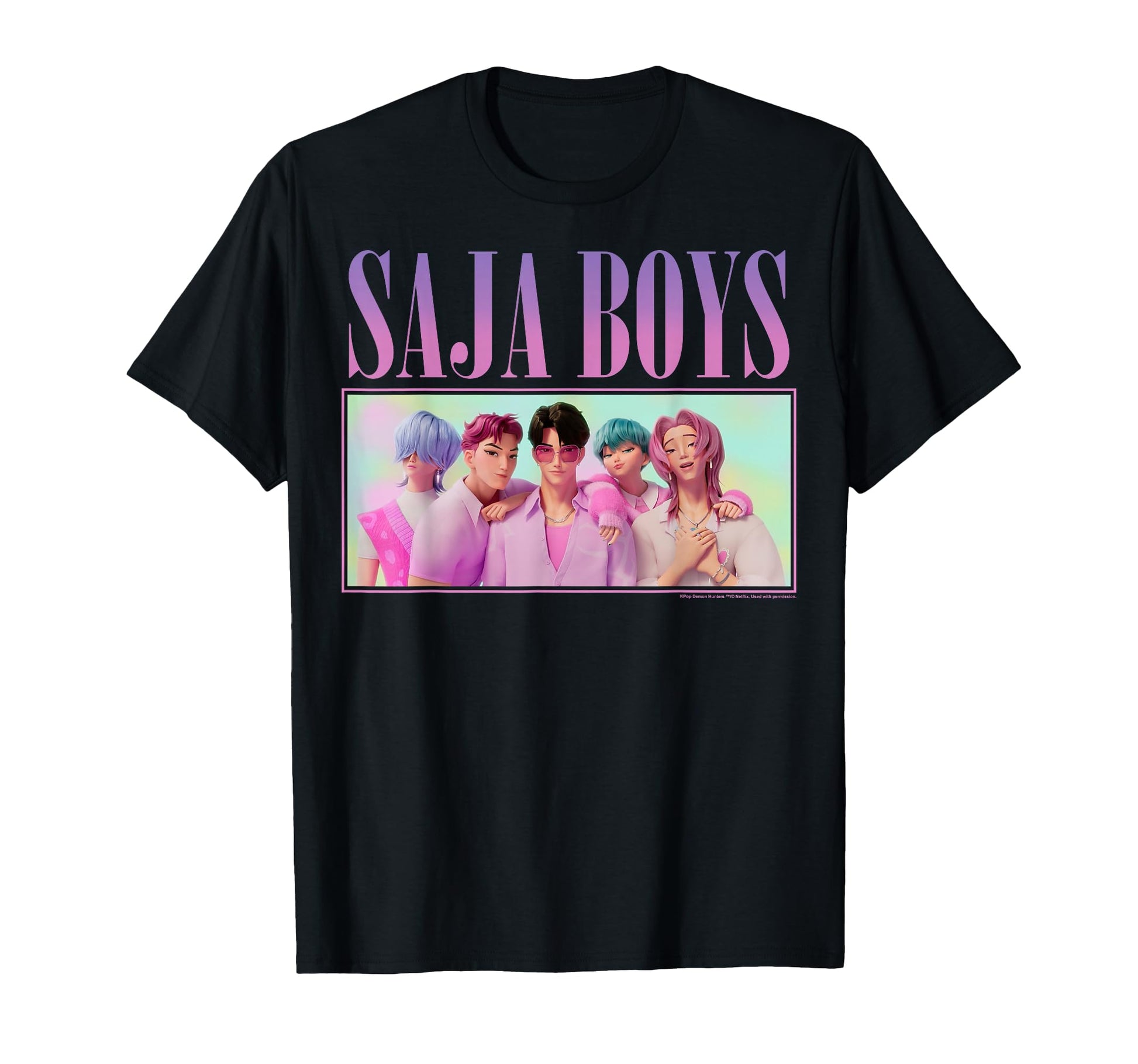 Kpop Demon Hunters Saja Group Shot T-Shirt - Fun Novelty Design Unisex - T-Shirt, Sweatshirt, Hoodie