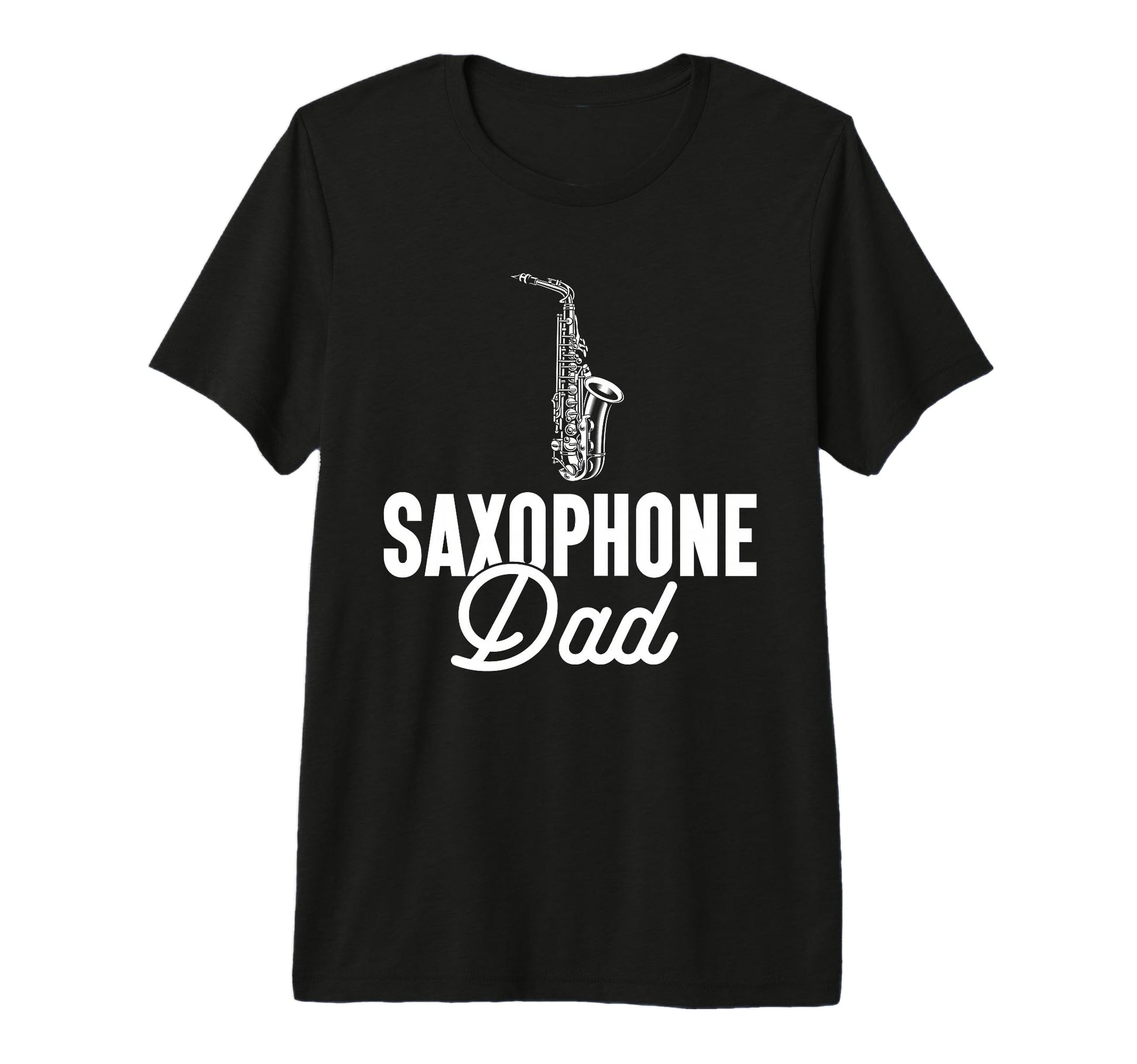 Mens Saxophonist Saxophone Dad Fathers T-Shirt - Unique Graphic for Adults - T-Shirt, Sweatshirt, Hoodie