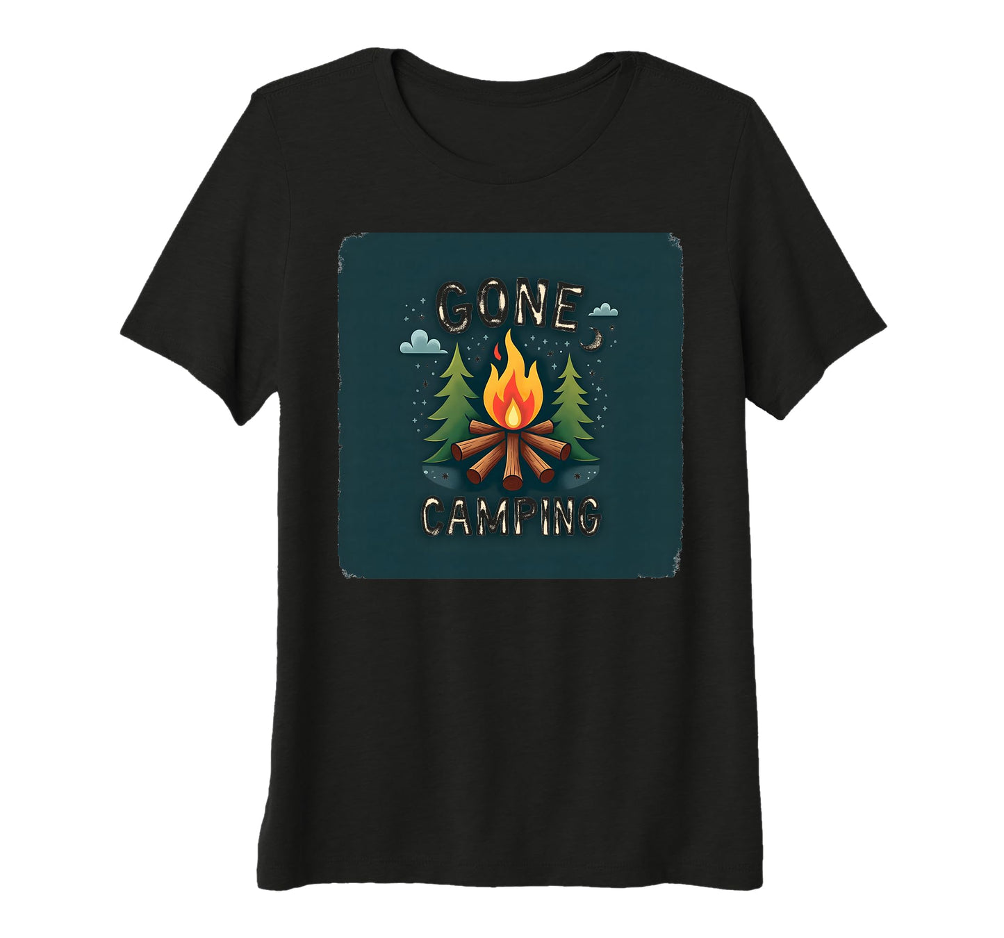 Gone Camping Dad Life Is Good Outdoor T-Shirt - Minimalist Print Men Women - T-Shirt, Sweatshirt, Hoodie