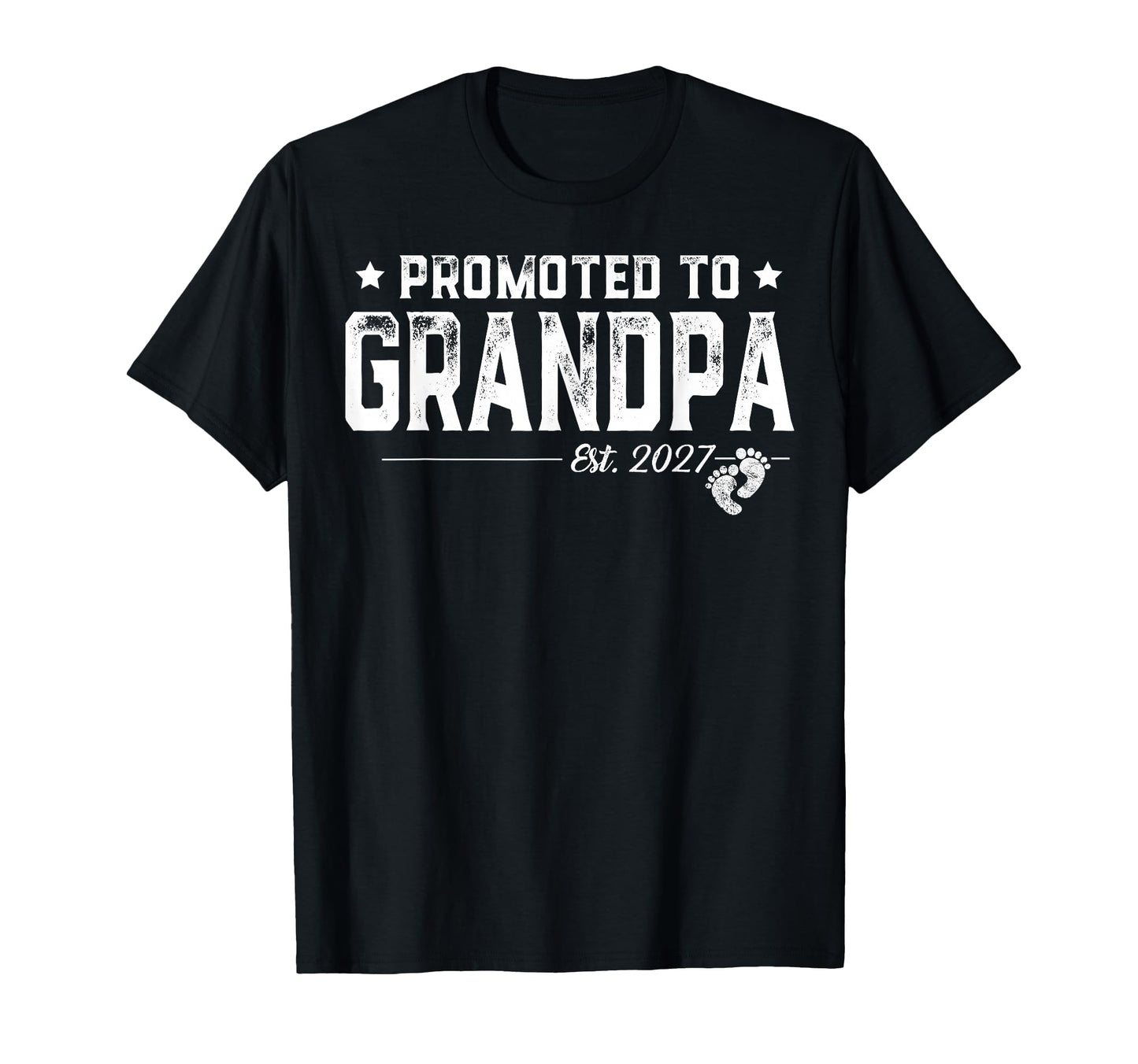 Promoted To Grandpa 2027 Funny New T-Shirt - Novelty Apparel for Adults - T-Shirt, Sweatshirt, Hoodie