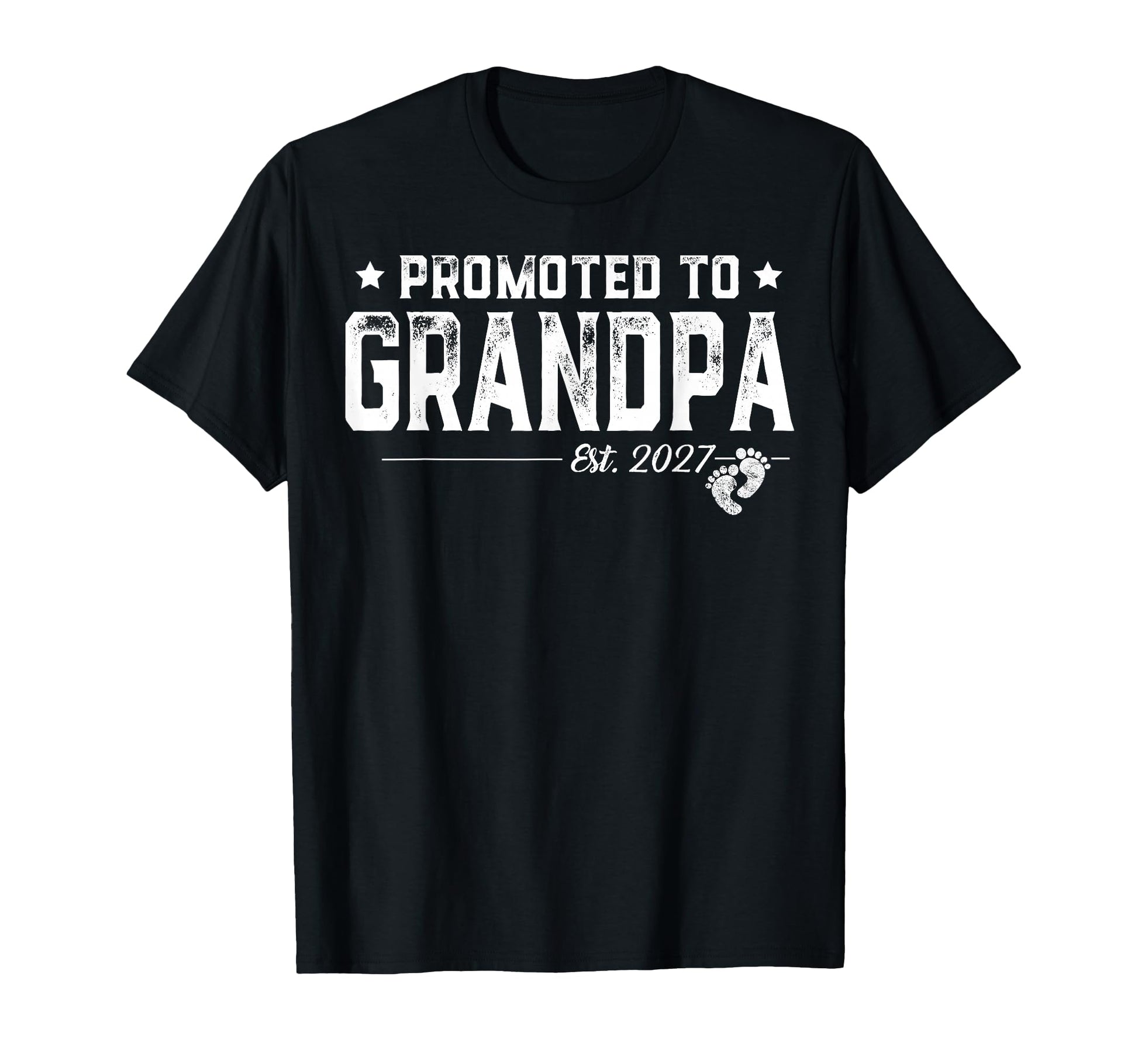 Promoted To Grandpa 2027 Funny New T-Shirt - Novelty Apparel for Adults - T-Shirt, Sweatshirt, Hoodie