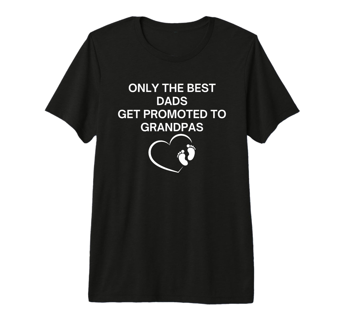 Best Dads Get Promoted To Grandpas T-Shirt - Custom Art Print for Adults - T-Shirt, Sweatshirt, Hoodie