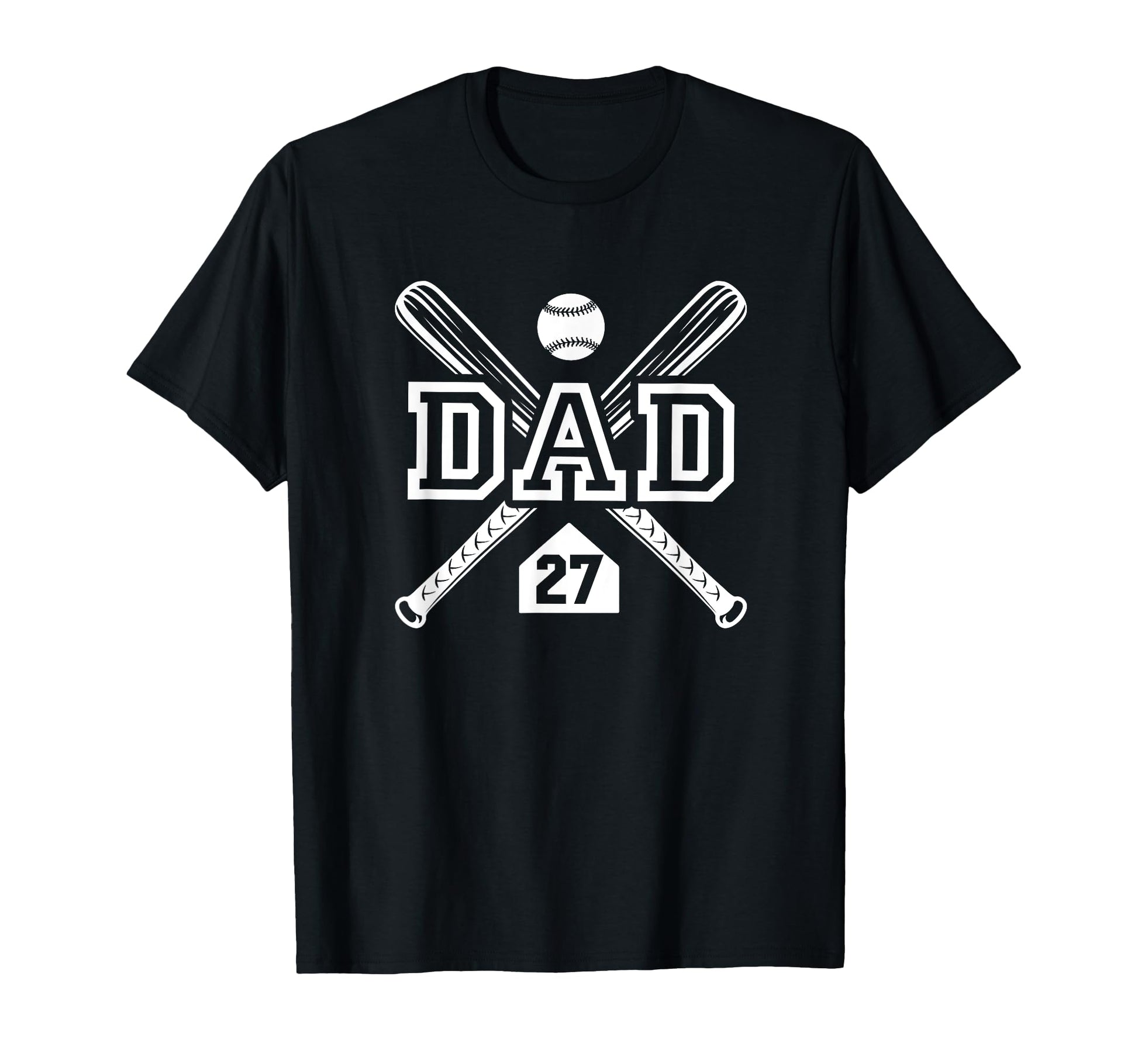 Baseball Dad Softball Dad 27 Jersey T-Shirt - Aesthetic Graphic Men Women - T-Shirt, Sweatshirt, Hoodie