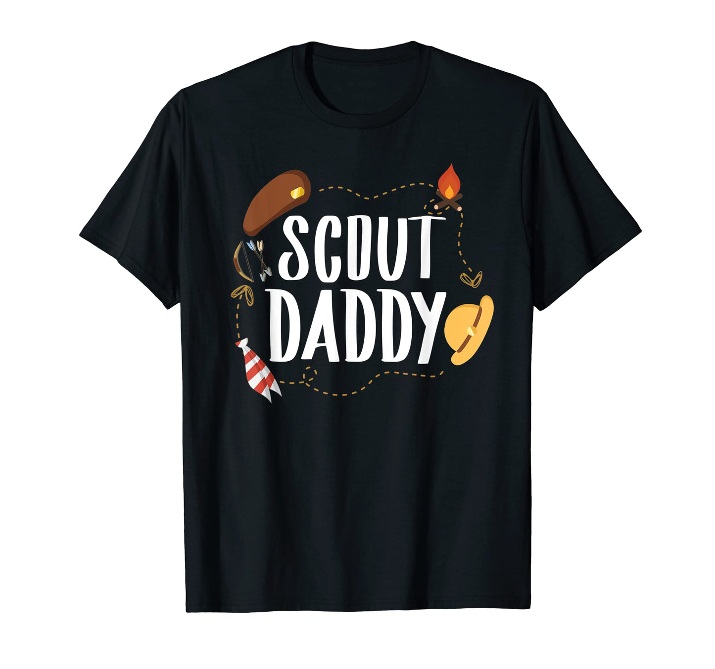 Scout Daddy Matching Camping Scout T-Shirt - Graphic Print for Adults - T-Shirt, Sweatshirt, Hoodie