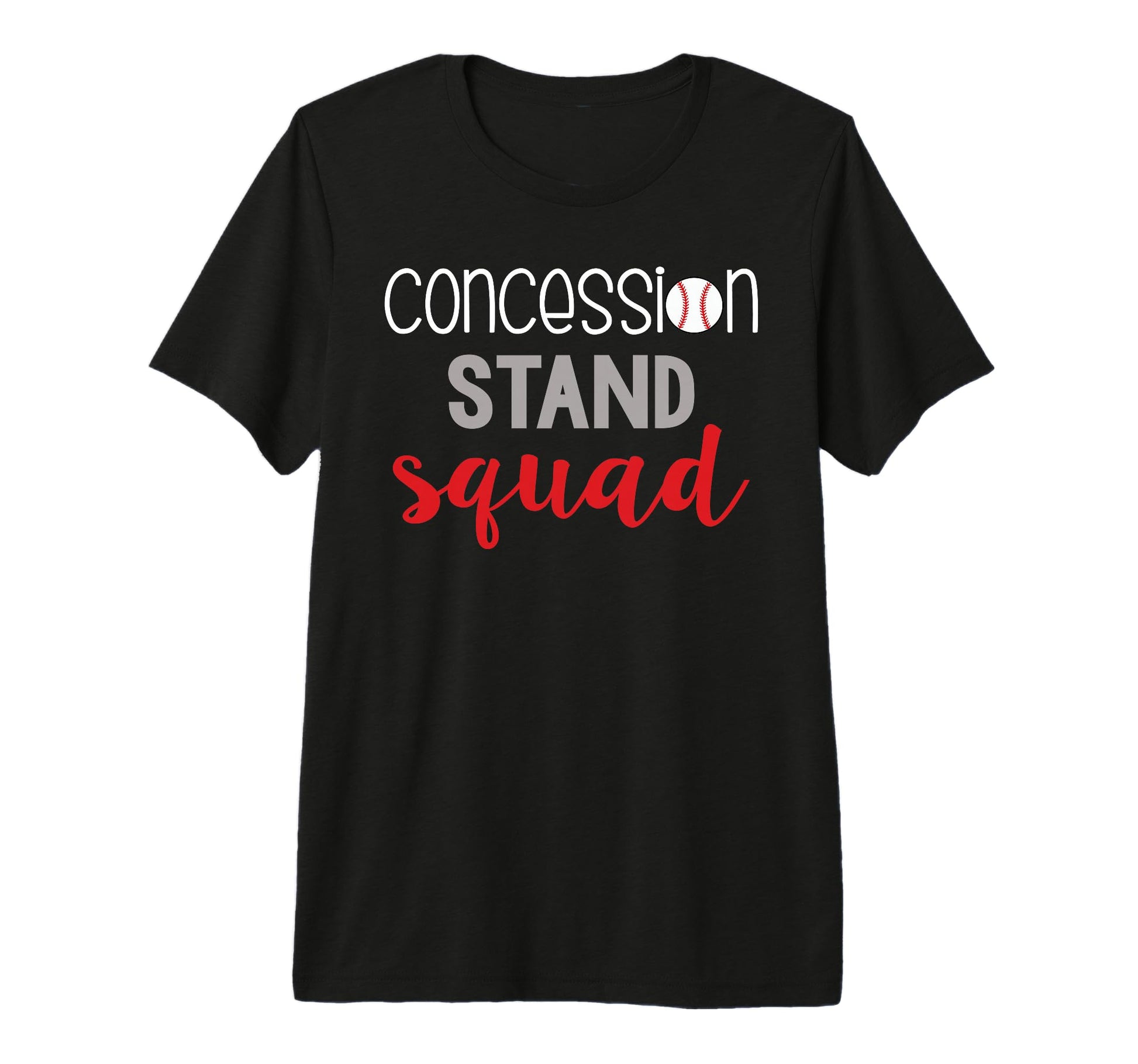Concession Stand Squad Tri Blend T-Shirt - Custom Art Print Unisex - T-Shirt, Sweatshirt, Hoodie