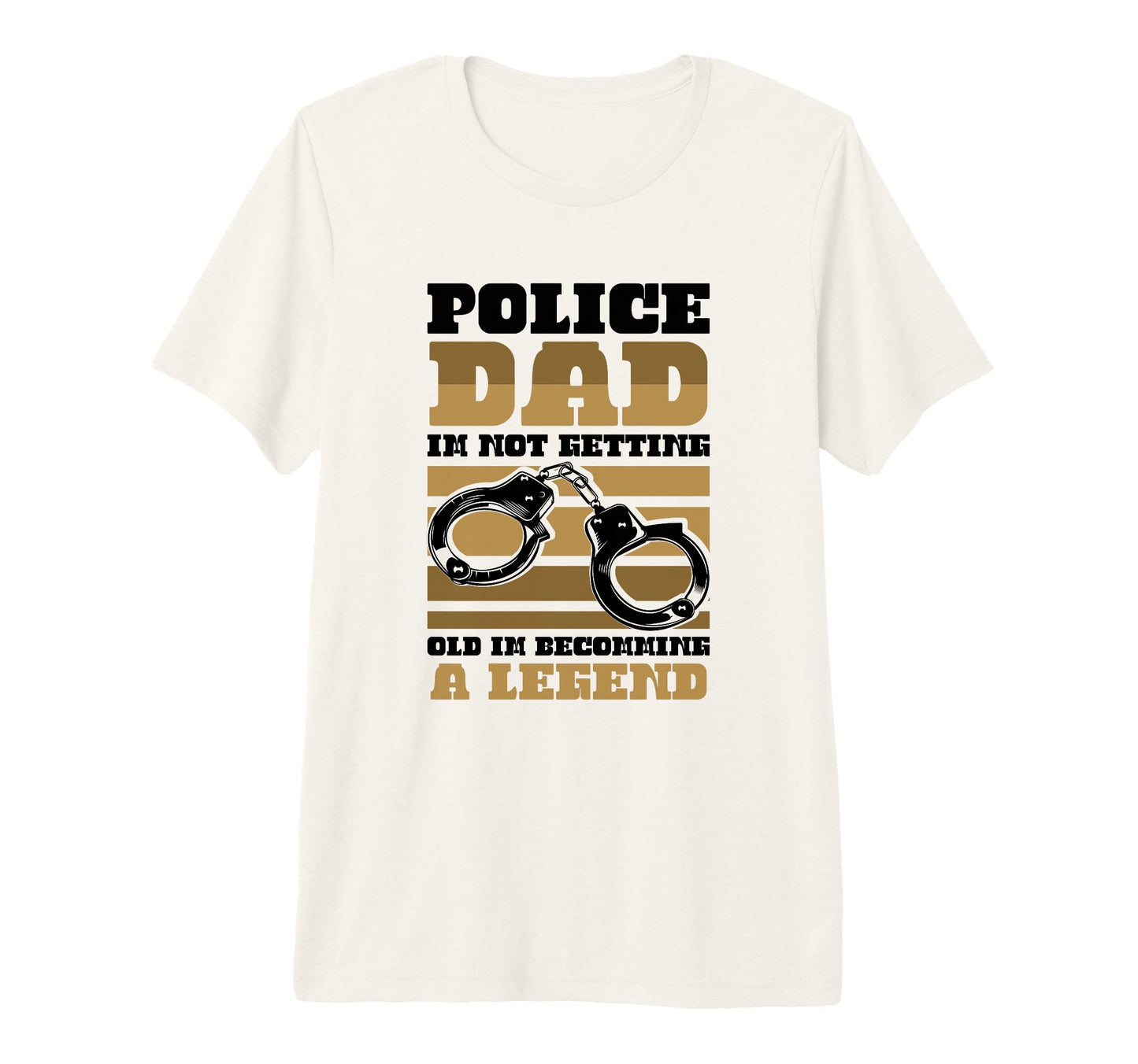 Mens Thin Blue Line Police Dad Im T-Shirt - Aesthetic Graphic for Adults - T-Shirt, Sweatshirt, Hoodie
