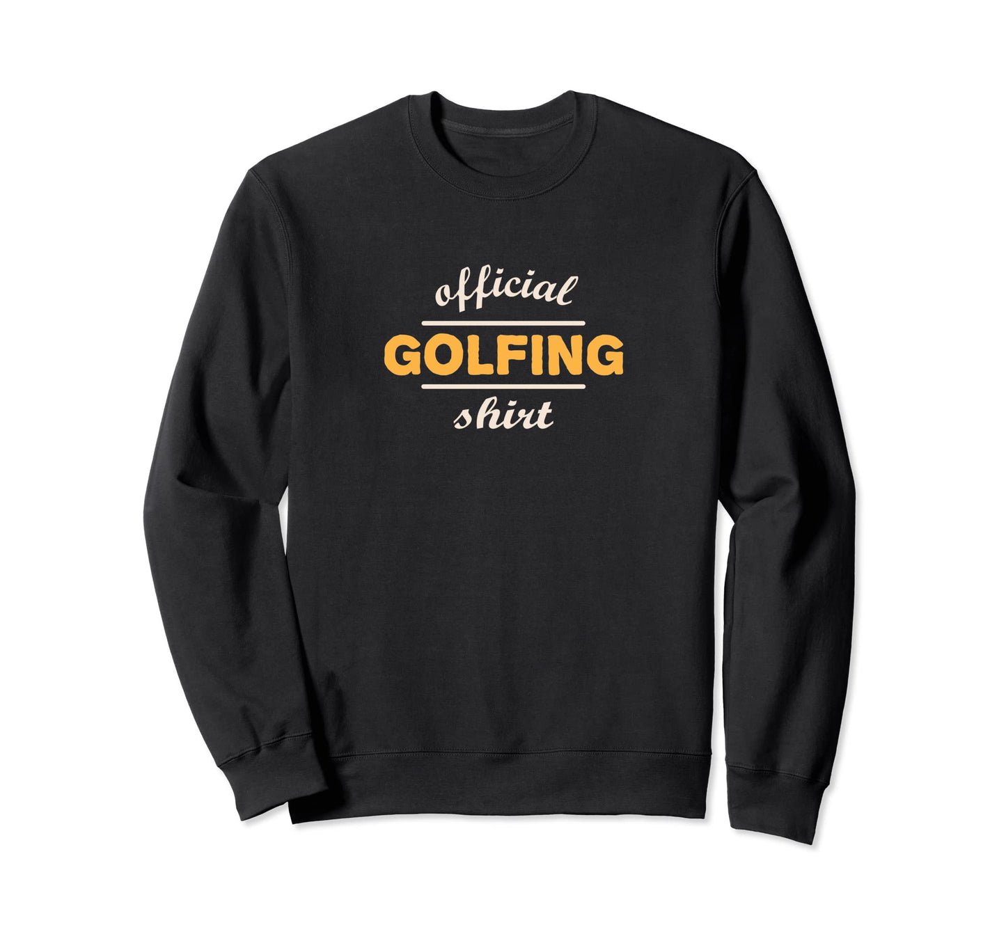 Golf Cart Golfer Costume Mens Golfing Sweatshirt - Aesthetic Graphic Unisex - T-Shirt, Sweatshirt, Hoodie
