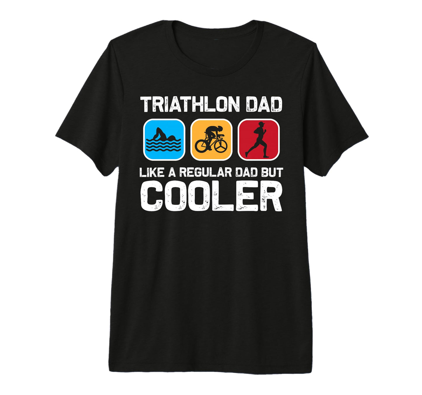 Funny Triathlon Dad Papa Triathlete T-Shirt - Streetwear Style for Adults - T-Shirt, Sweatshirt, Hoodie