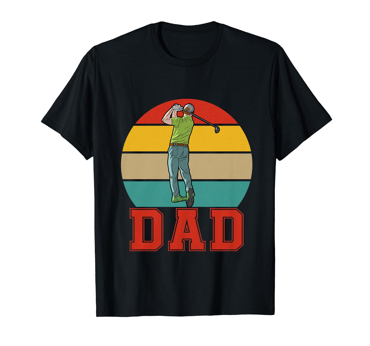 Dad Matching Golf Player Fan Sports T-Shirt - Graphic Print for Adults - T-Shirt, Sweatshirt, Hoodie