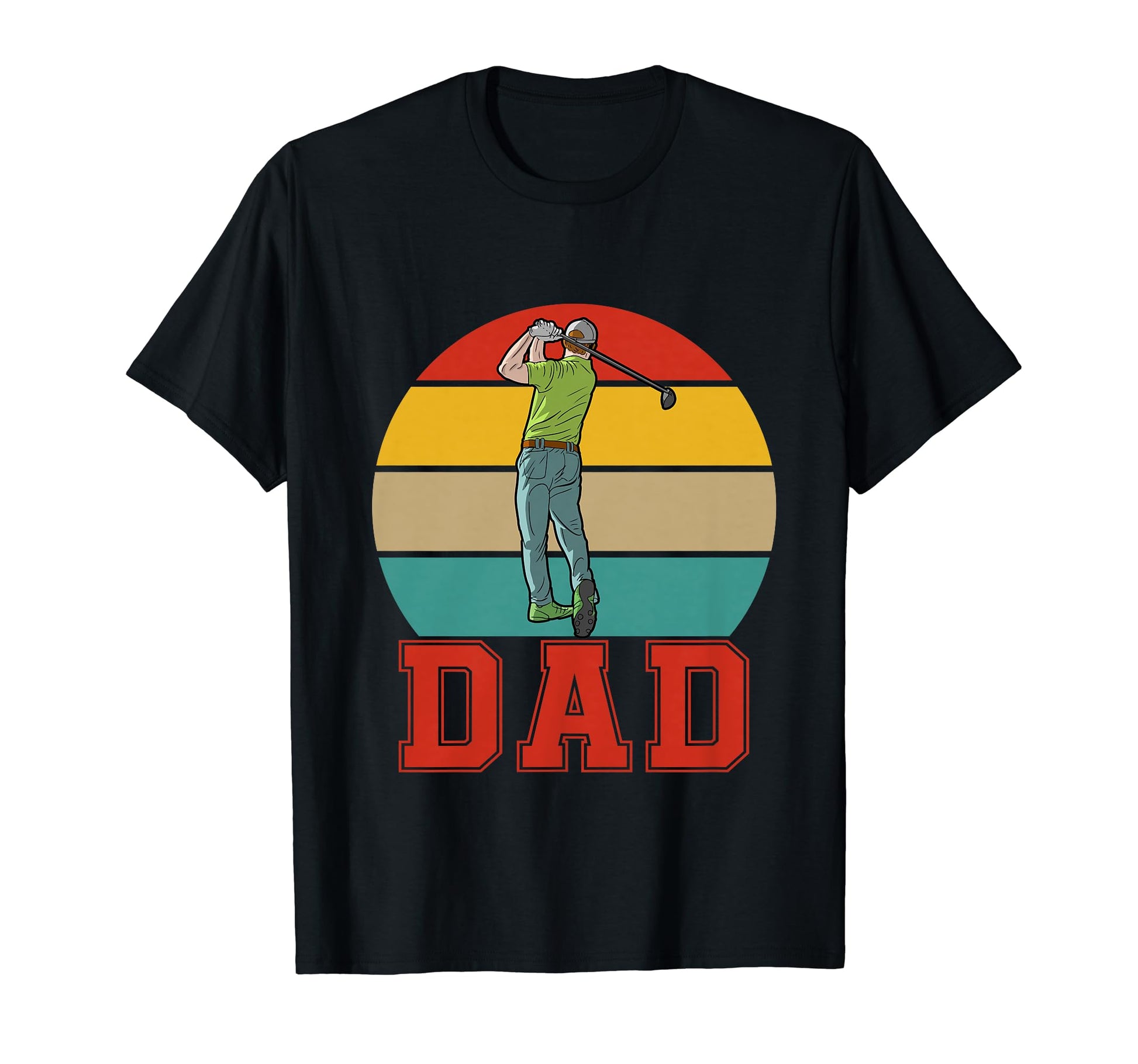 Dad Matching Golf Player Fan Sports T-Shirt - Graphic Print for Adults - T-Shirt, Sweatshirt, Hoodie
