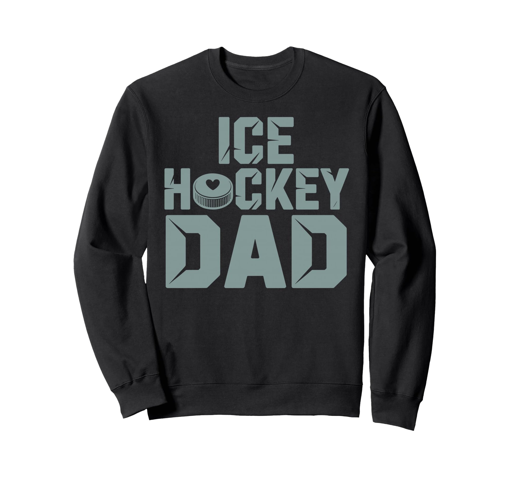 Ice Hockey Dad Father Ice Hockey Sweatshirt - Trendy Graphic Men Women - T-Shirt, Sweatshirt, Hoodie