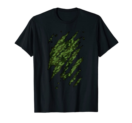 Camo Hunting Military Camouflage Army T-Shirt - Streetwear Style Men Women - T-Shirt, Sweatshirt, Hoodie