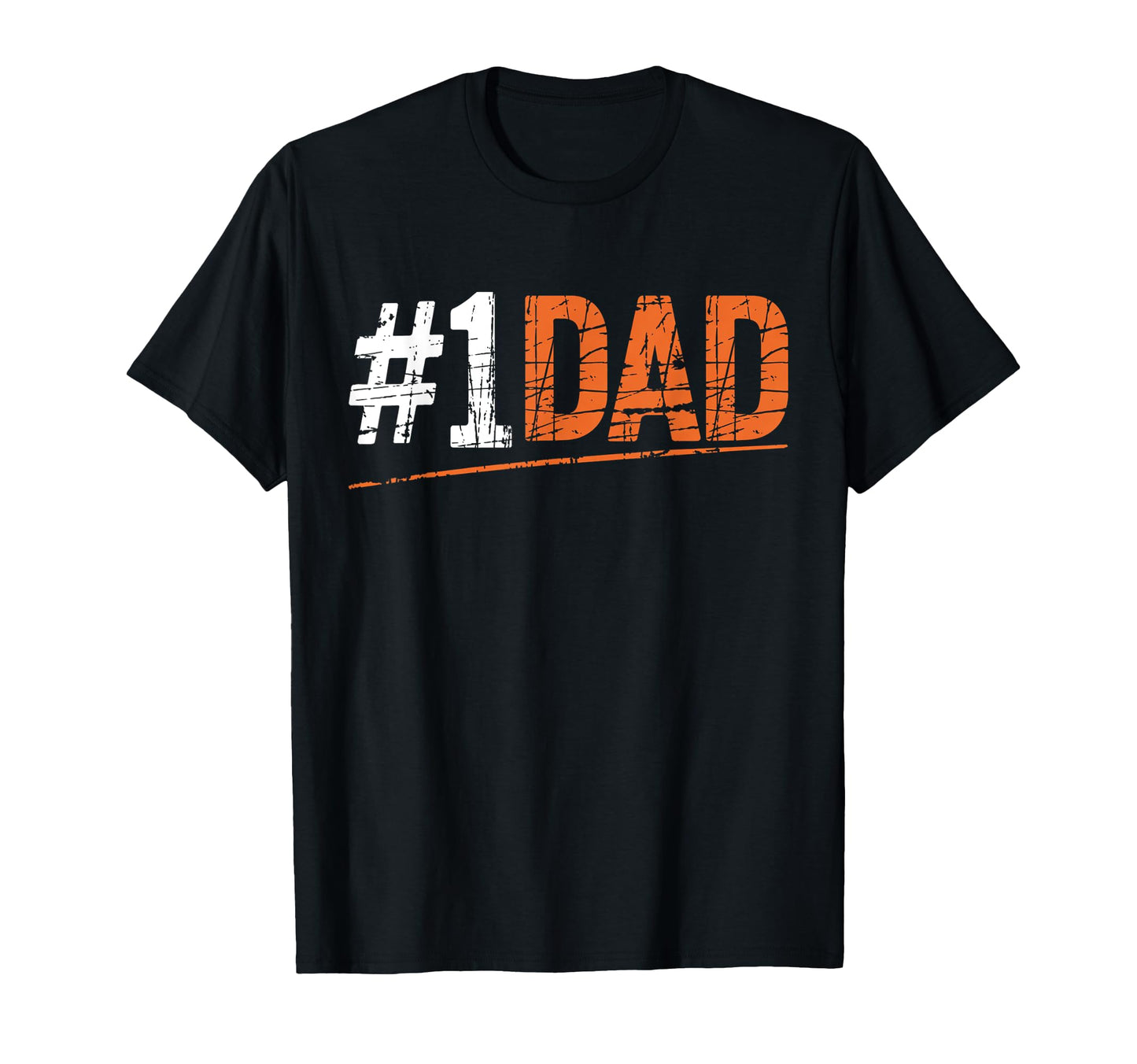 Number One Basketball Dad From Son Fathers T-Shirt - Unique Graphic Unisex - T-Shirt, Sweatshirt, Hoodie