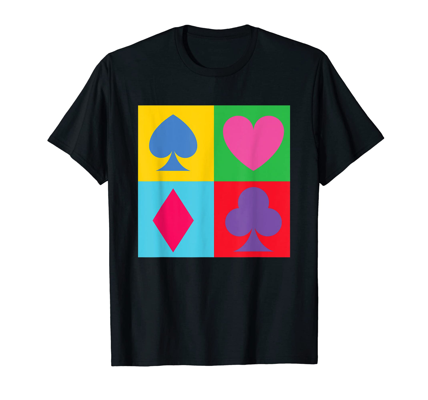 Contract Bridge Pop Art Card Game Player T-Shirt - Graphic Print Men Women - T-Shirt, Sweatshirt, Hoodie