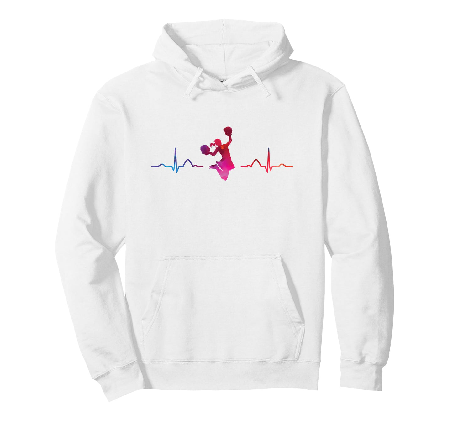 Cheerleader Cheer Mom Love Cheerleading Hoodie - Minimalist Print Unisex - T-Shirt, Sweatshirt, Hoodie