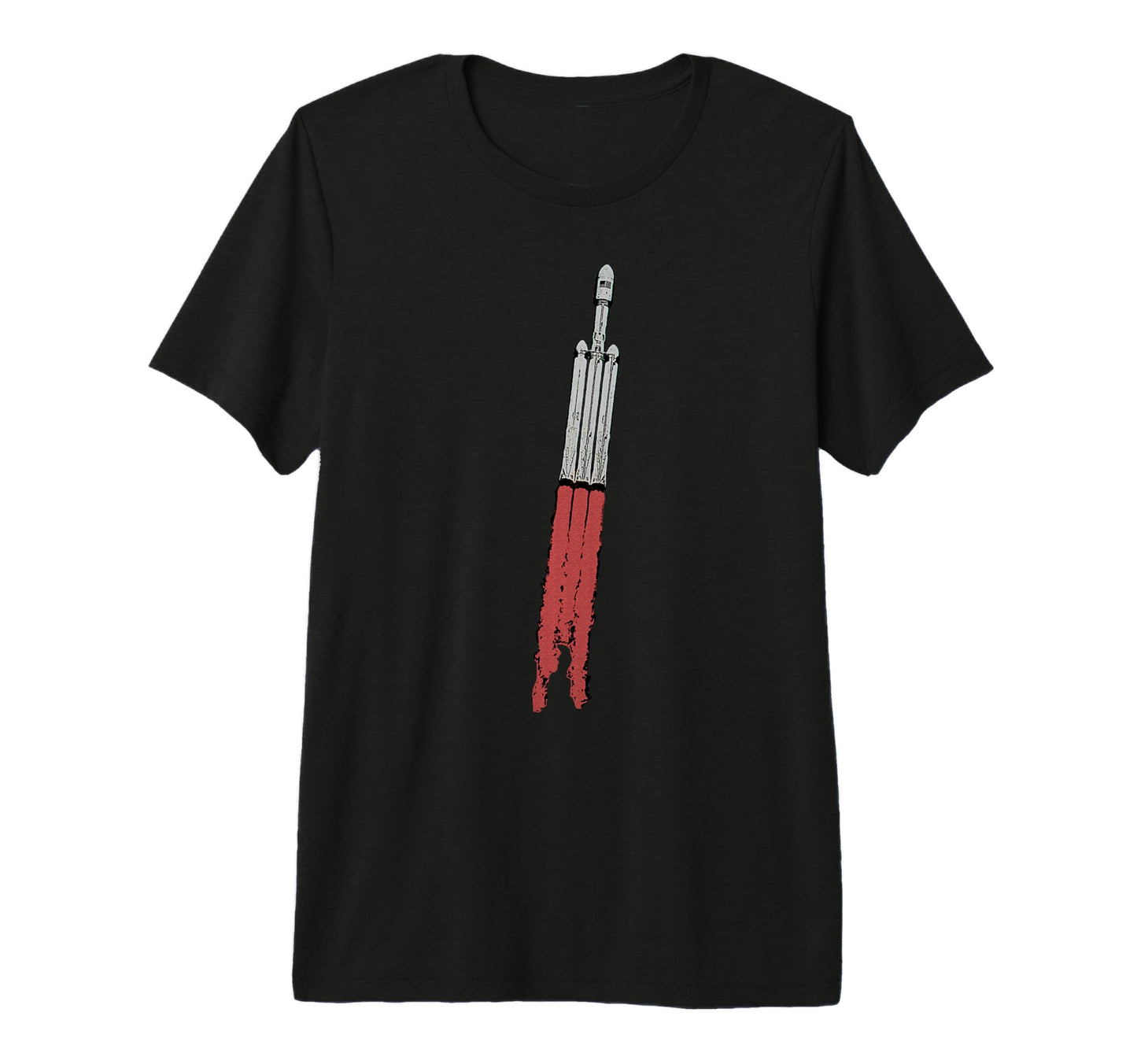 Falcon Space Rocket T-Shirt - Custom Art Print Unisex - T-Shirt, Sweatshirt, Hoodie