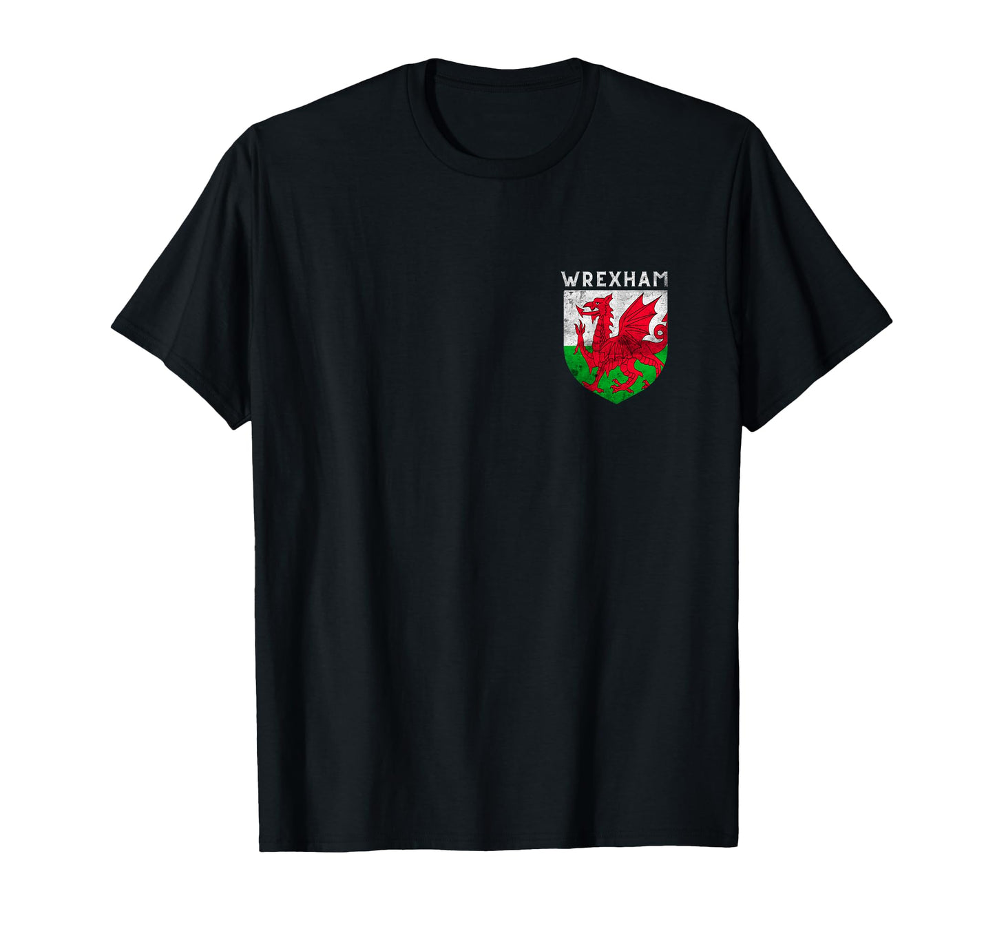 Wrexham Gifts Wales Welsh Flag Dragon T-Shirt - Custom Art Print Men Women - T-Shirt, Sweatshirt, Hoodie
