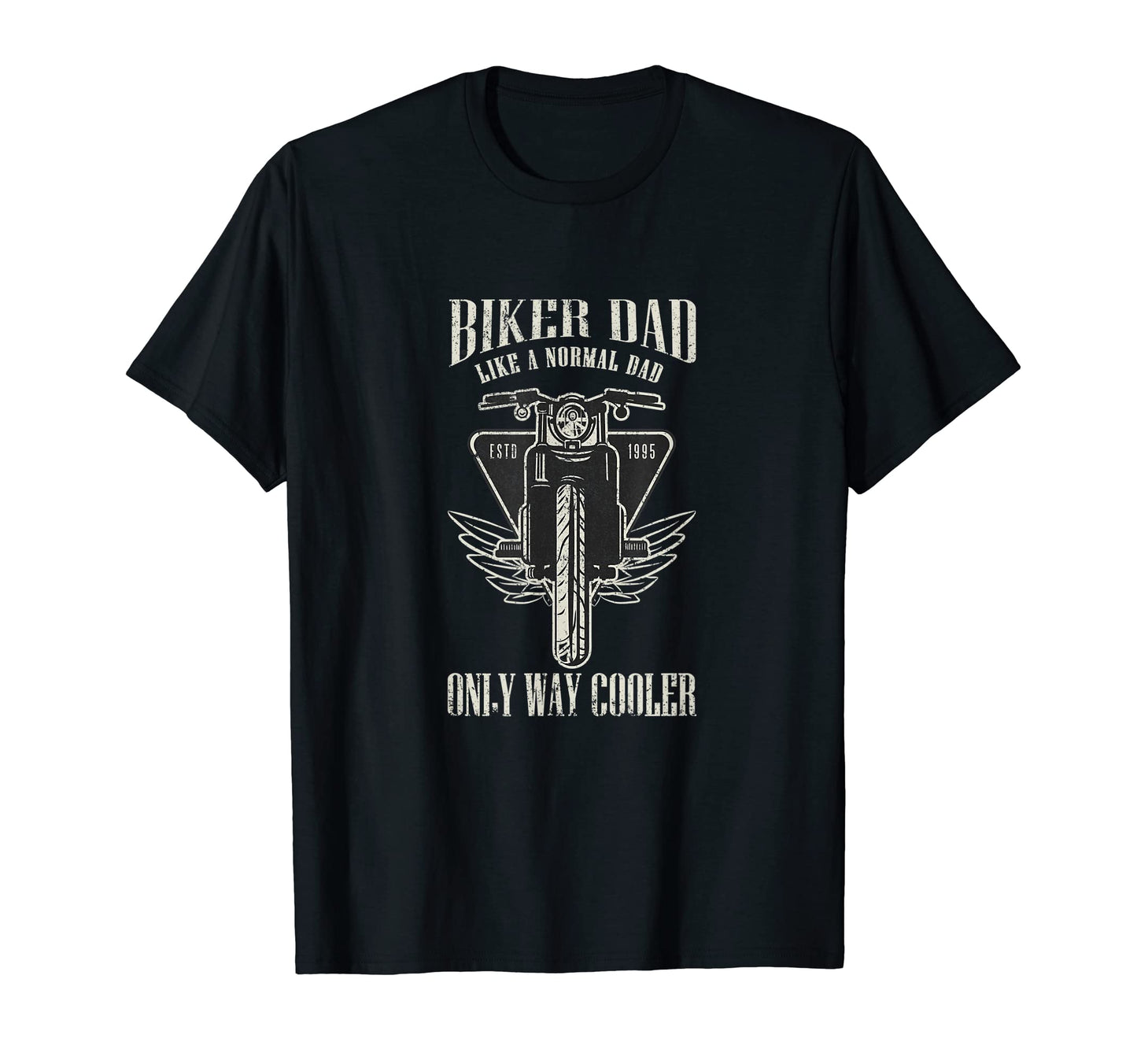 Biker Dad Motorcycle Fathers Day T-Shirt - Trendy Graphic Men Women - T-Shirt, Sweatshirt, Hoodie