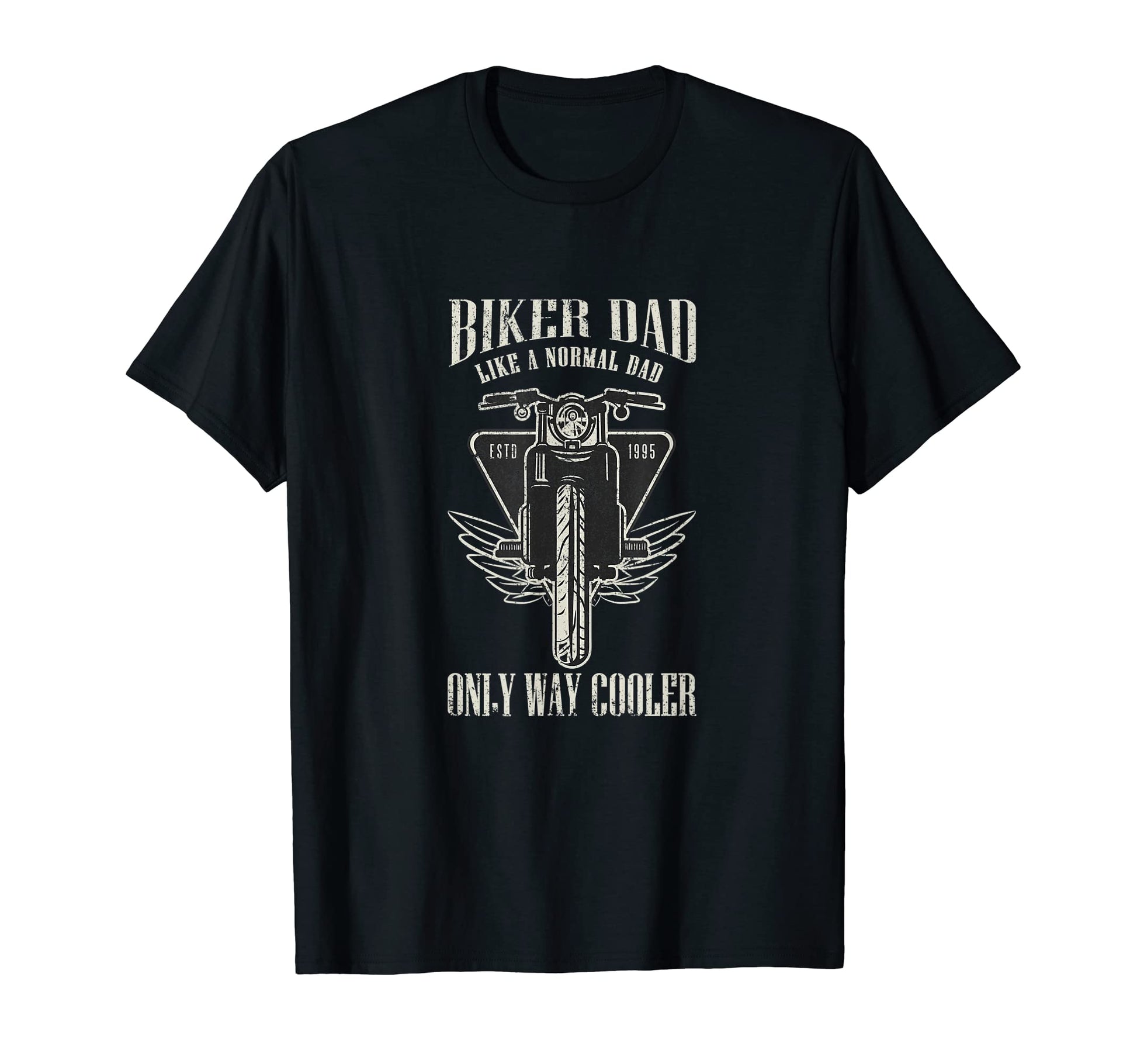 Biker Dad Motorcycle Fathers Day T-Shirt - Trendy Graphic Men Women - T-Shirt, Sweatshirt, Hoodie