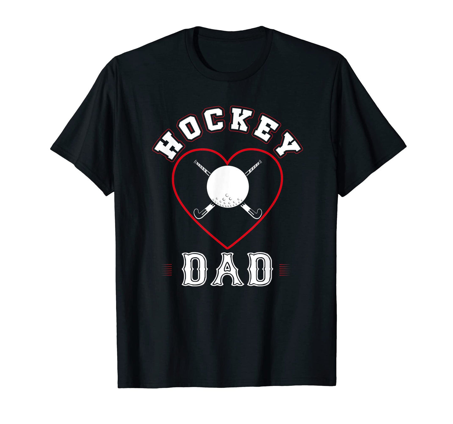 Mens Hockey Dad Gifts Funny Fathers T-Shirt - Trendy Graphic for Adults - T-Shirt, Sweatshirt, Hoodie