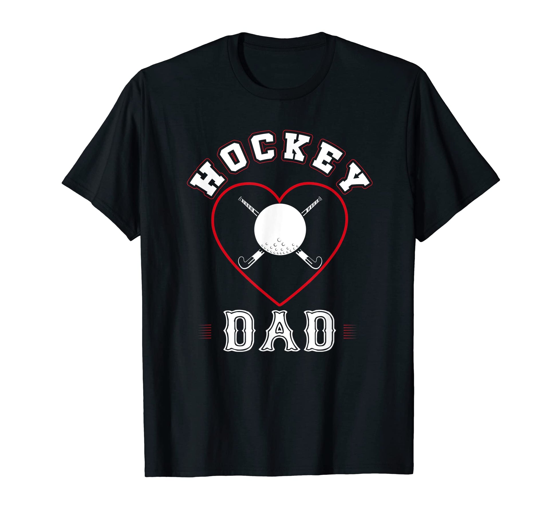 Mens Hockey Dad Gifts Funny Fathers T-Shirt - Trendy Graphic for Adults - T-Shirt, Sweatshirt, Hoodie
