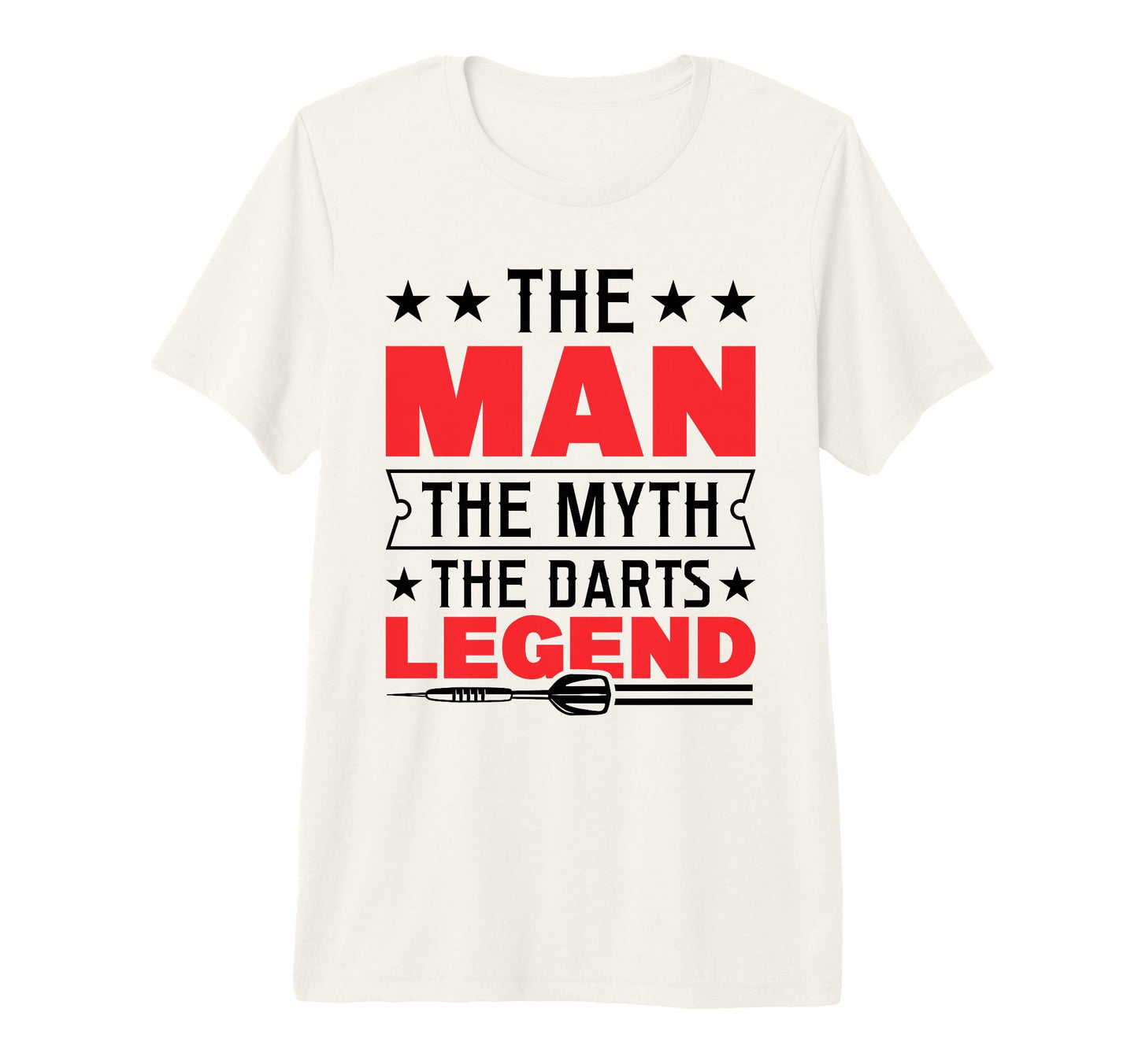 Mens Myth Darts Legend Father Dad Darts T-Shirt - Trendy Graphic Unisex - T-Shirt, Sweatshirt, Hoodie